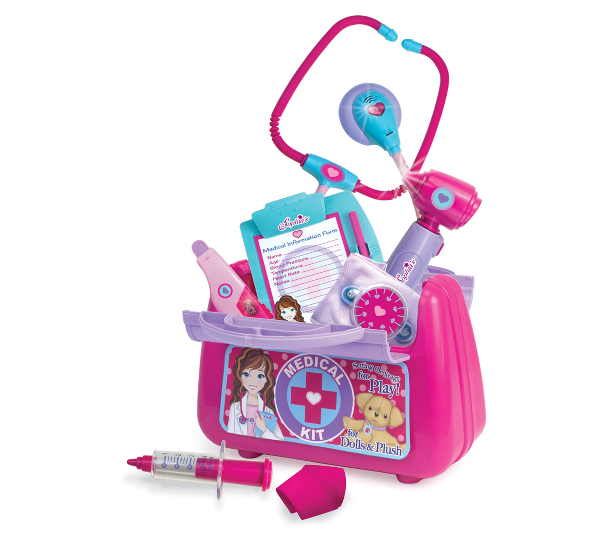Sophia's 18" Doll Medical Kit for Dolls & Plushin Bag