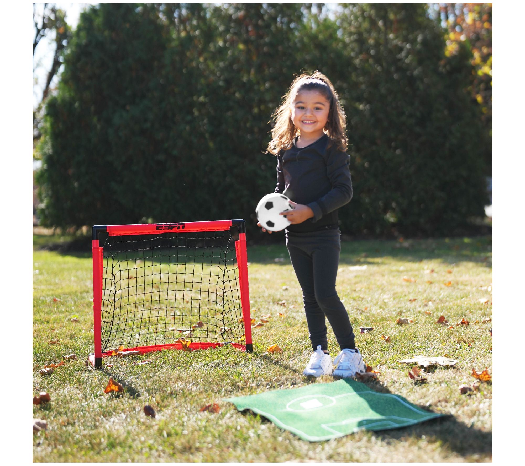 ESPN My First Goal All-In-1 Soccer Stadium & Hockey Rink - QVC.com