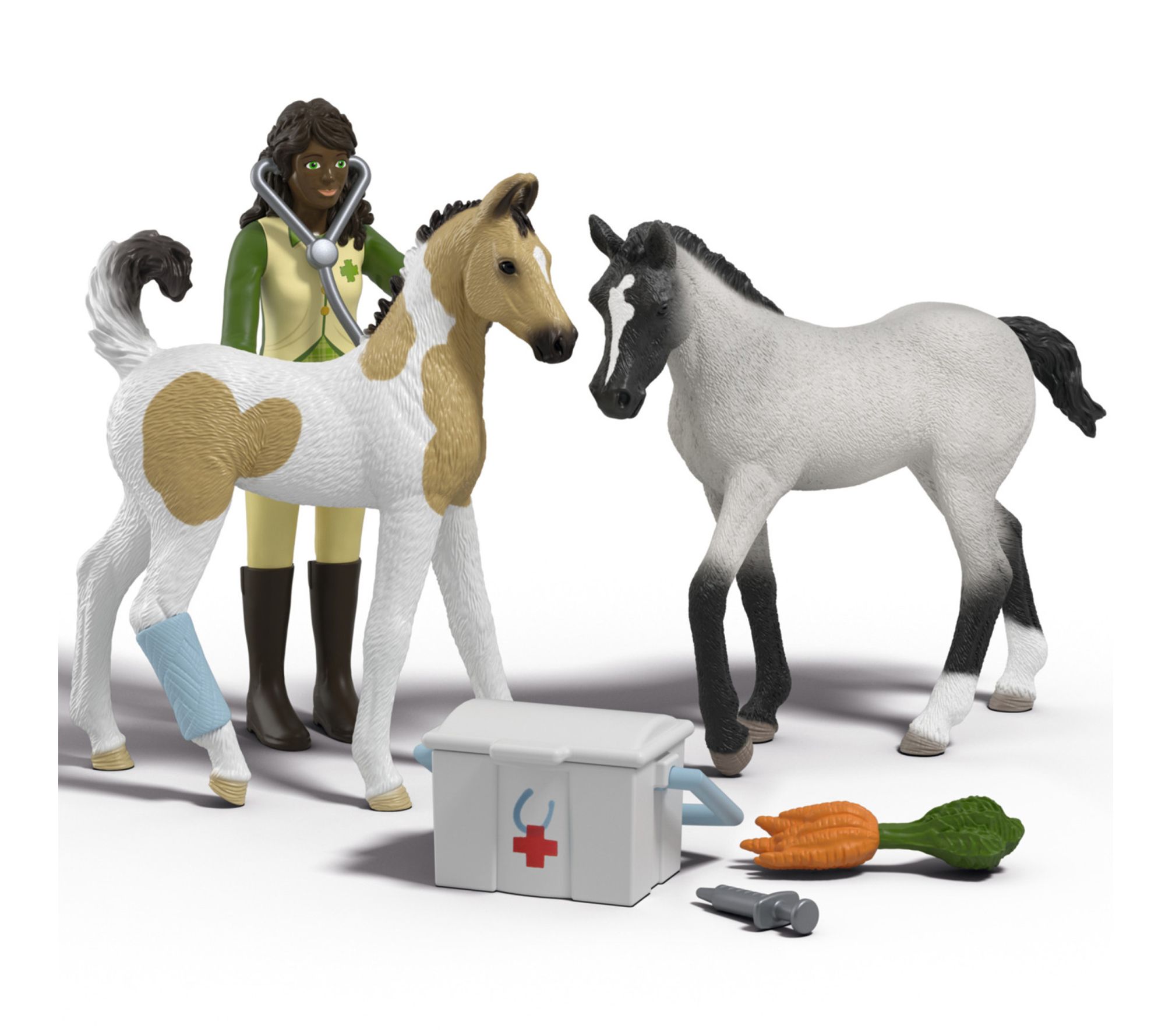 Schleich Horse Club 8pc Animal Medical Sarah'sFirst Aid Toy