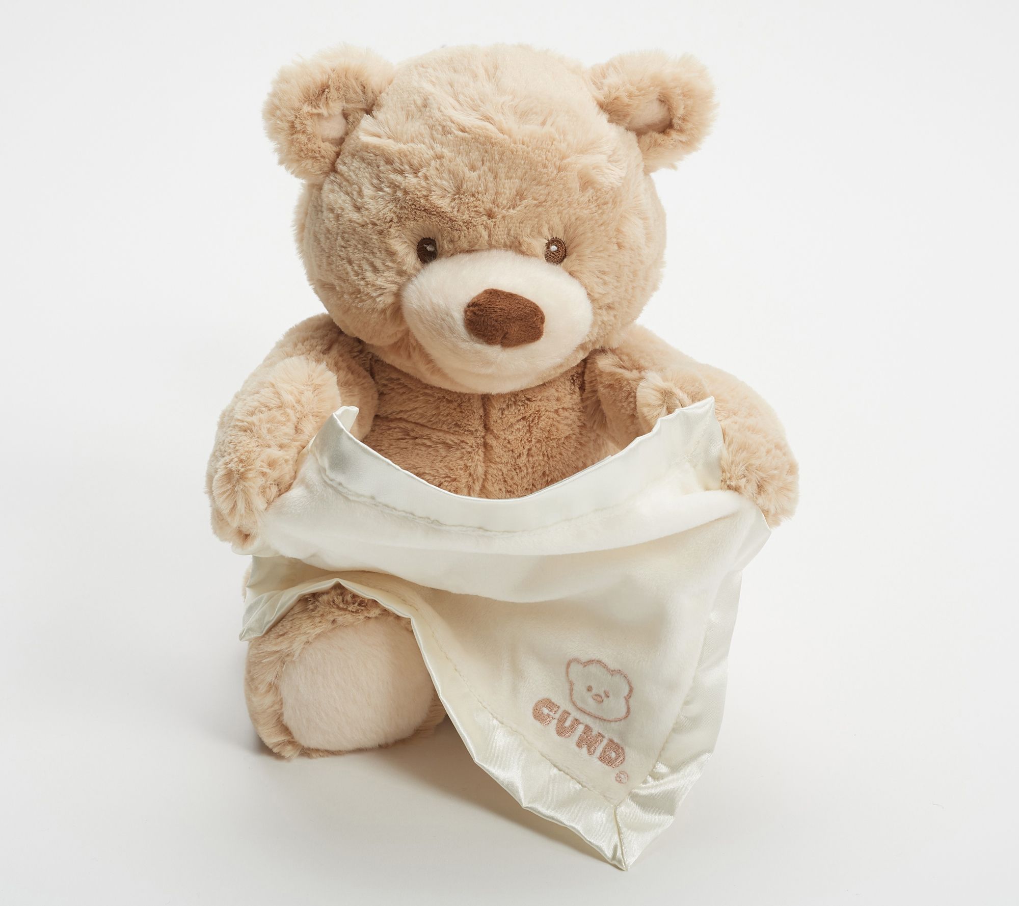 Gund PEEK-A-BOO BEAR Beige Beautiful Interactive Teddy Playful Nursery  Toy