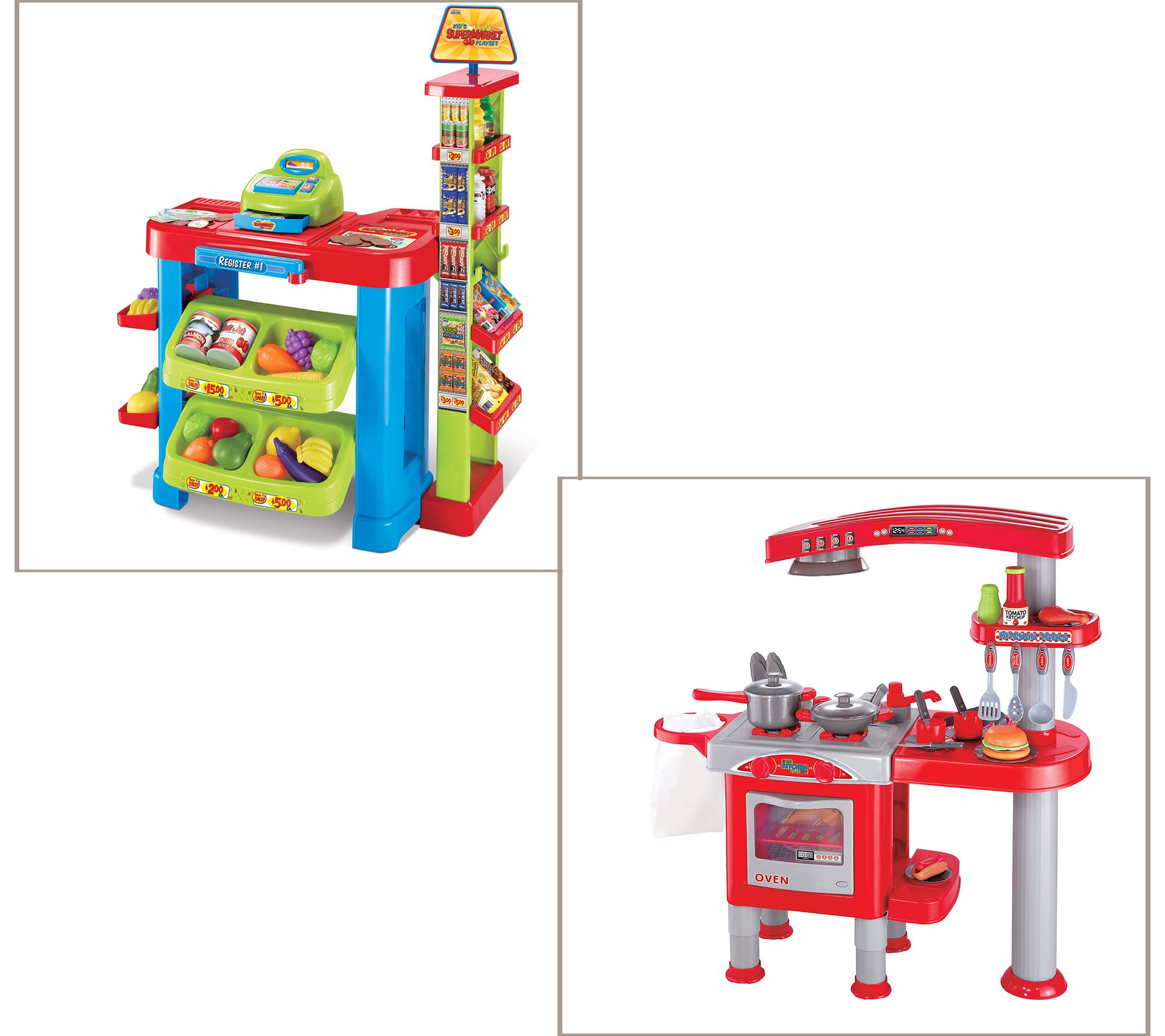 World Tech Toys Pretend Playset Choice of Kitchen or Supermarket - QVC.com