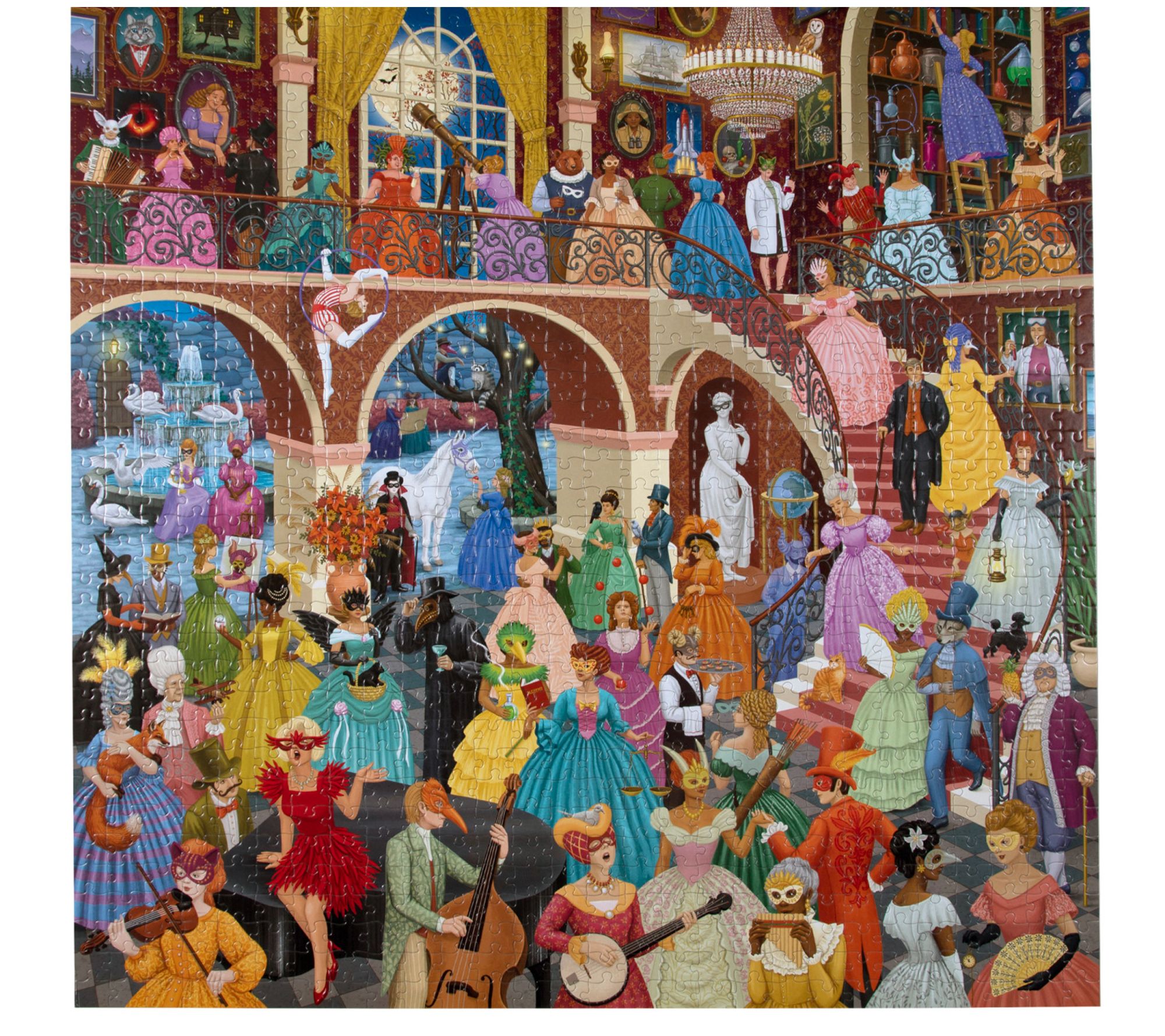 eeBoo Piece & Love Alchemist's Masquerade 1000pc Puzzle Jigsaw