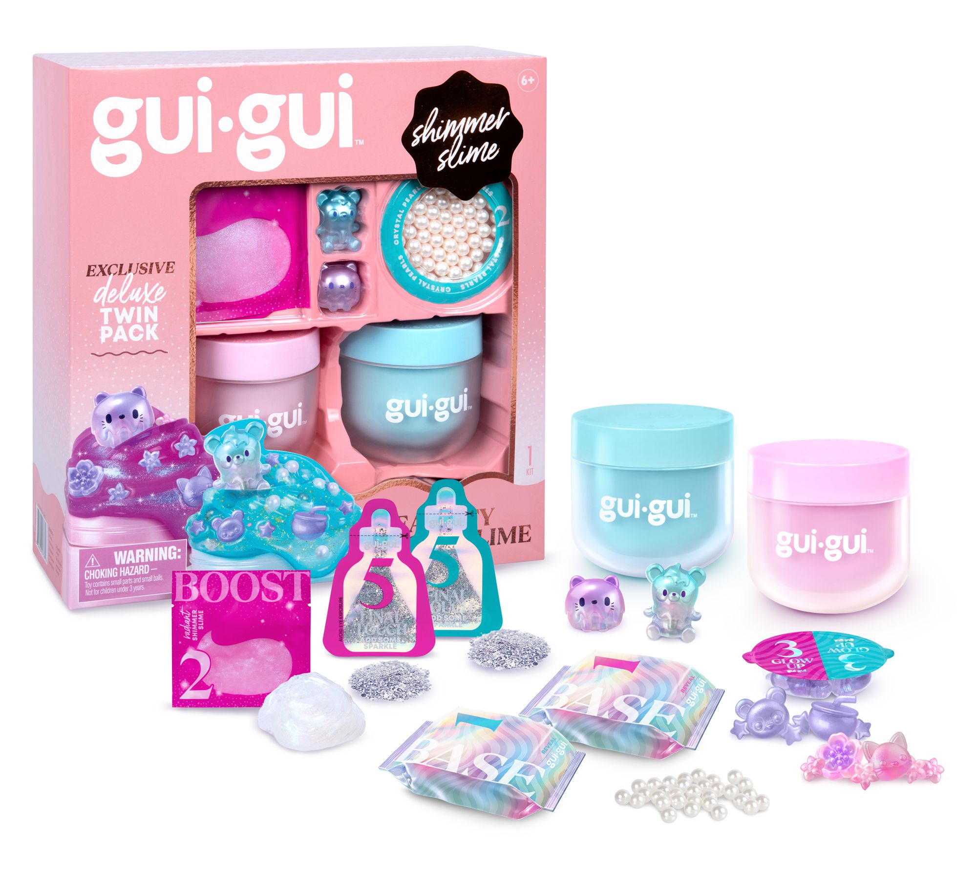 Gui Gui Shimmer Slime Deluxe Duo Pack by Moose Toys