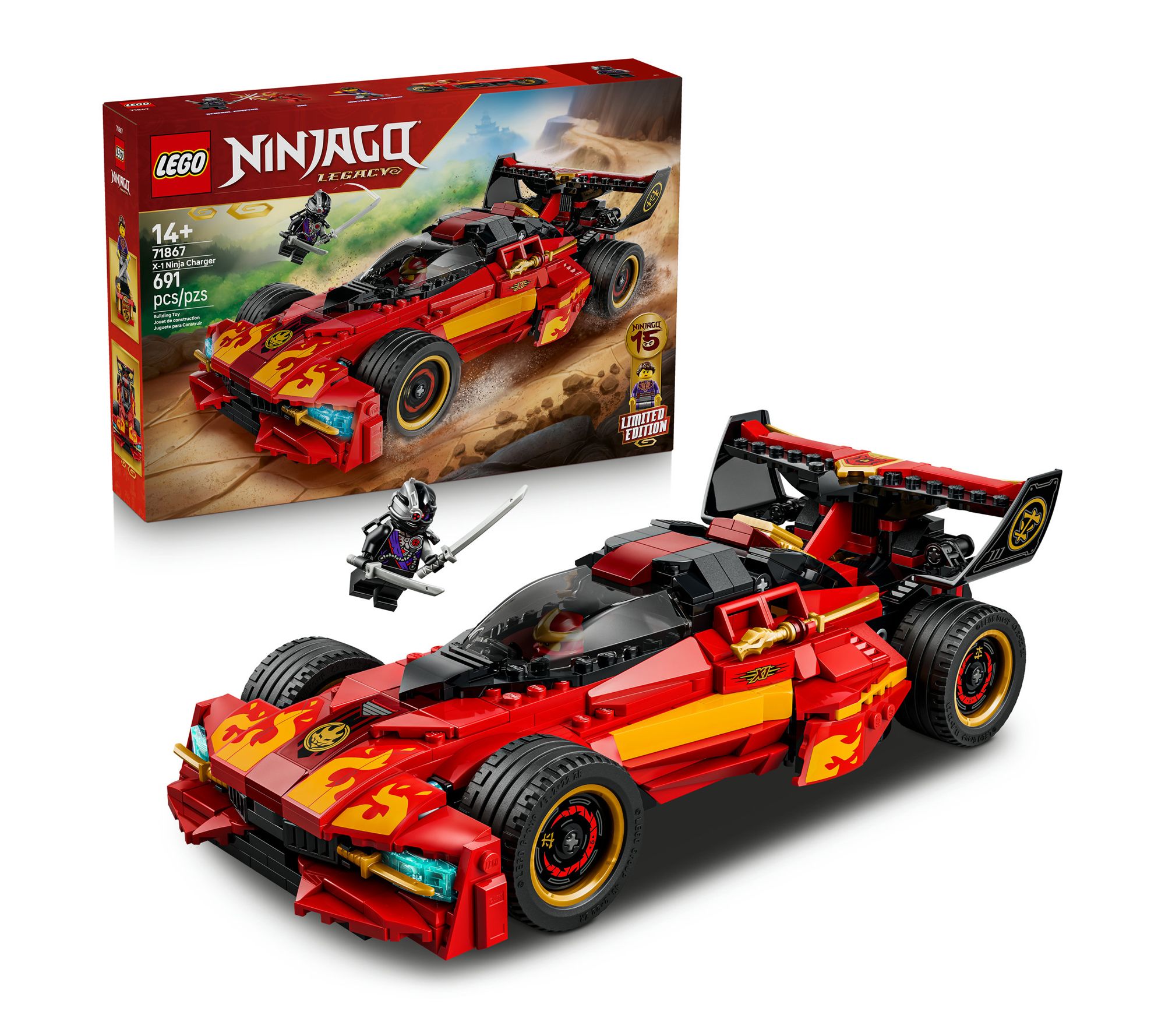 LEGO Ninjago X1 Ninja Charger 15th Anniversary 71867 | QVC