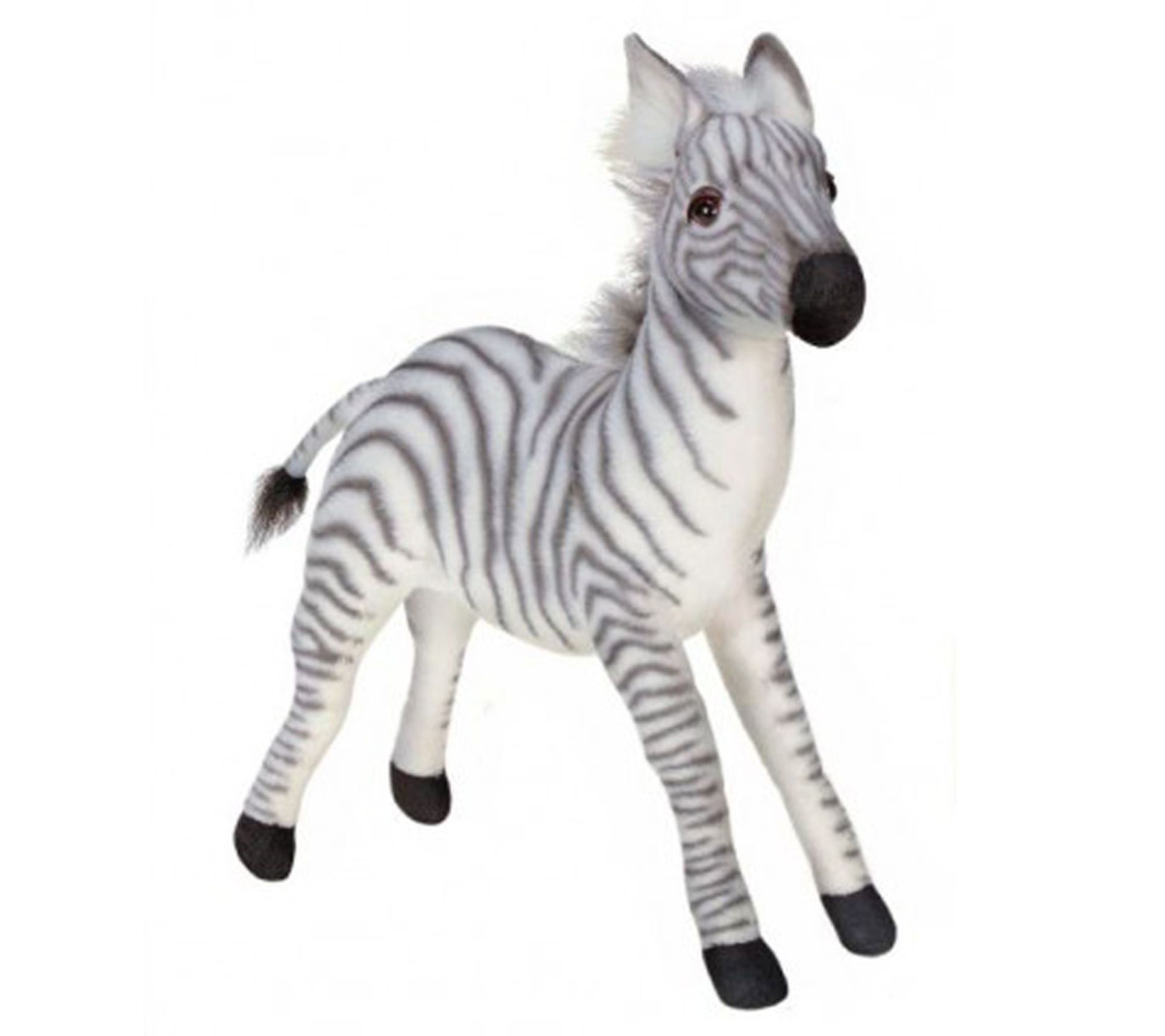 purple zebra stuffed animal