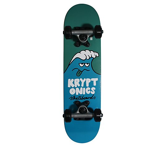 Kryptonics Locker Board Complete Wacky Wave Skateboard