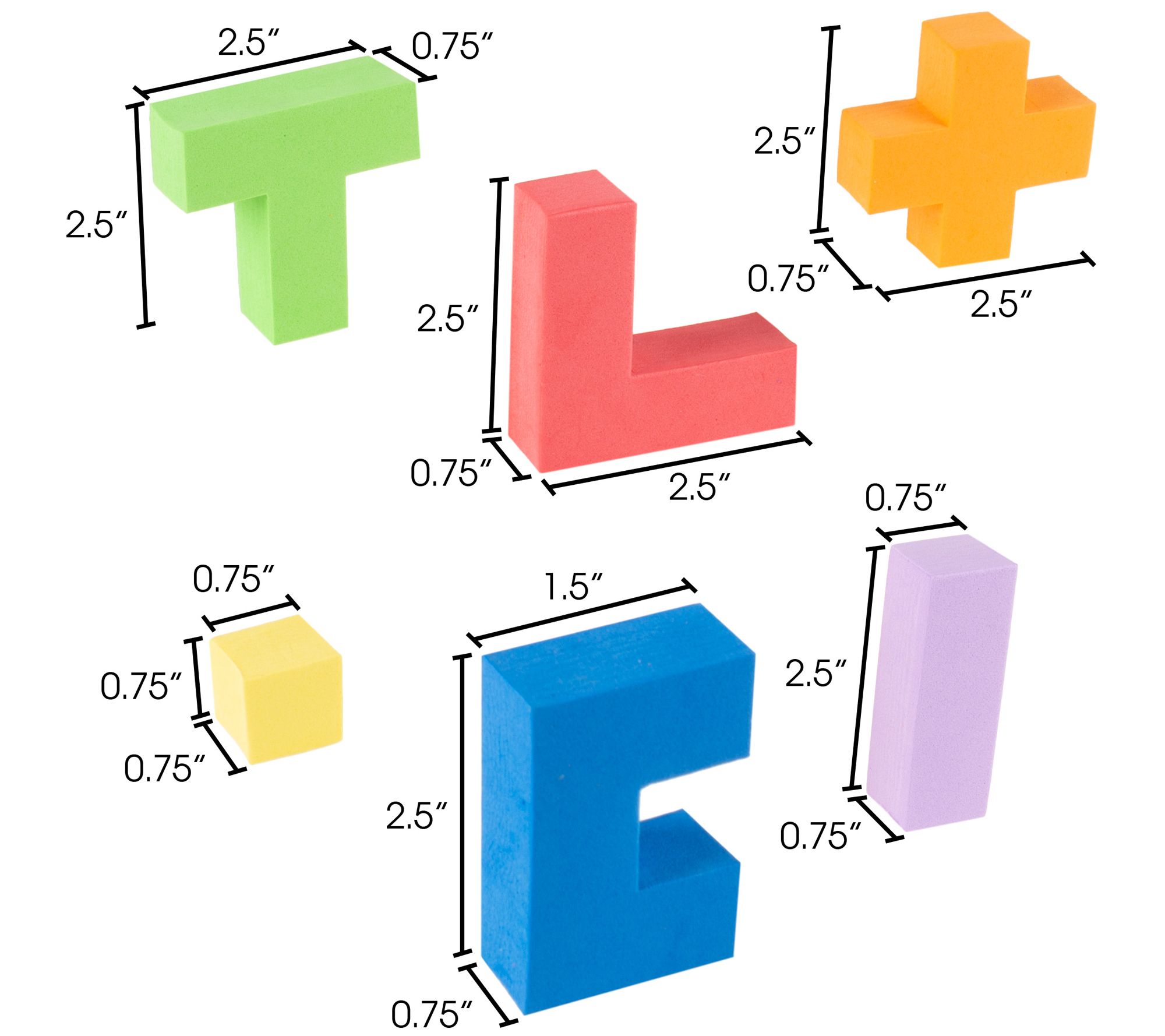 Sensory Foam Puzzle Blocks by Hey! Play!