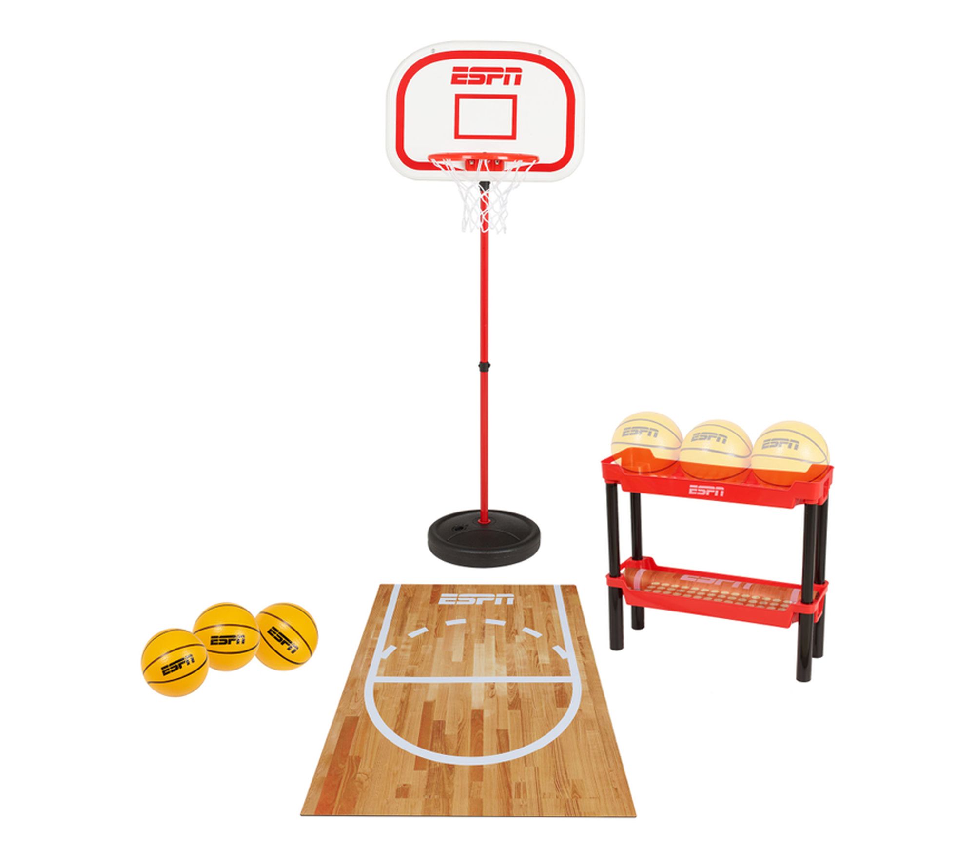 ESPN My First Free Throw All-In-1 Basketball Court Set