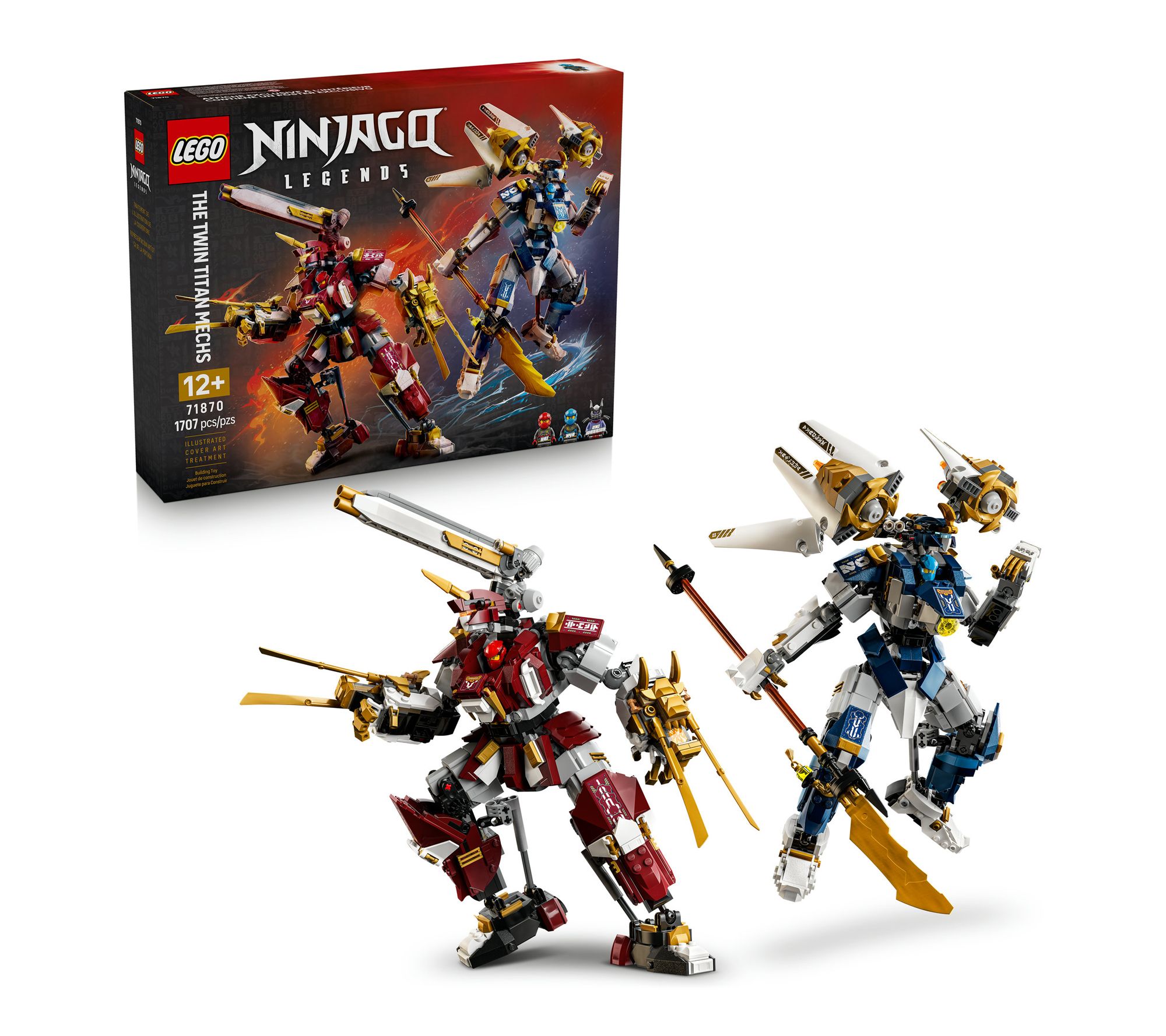 LEGO Ninjago The Twin Titan Mechs 71870 | QVC