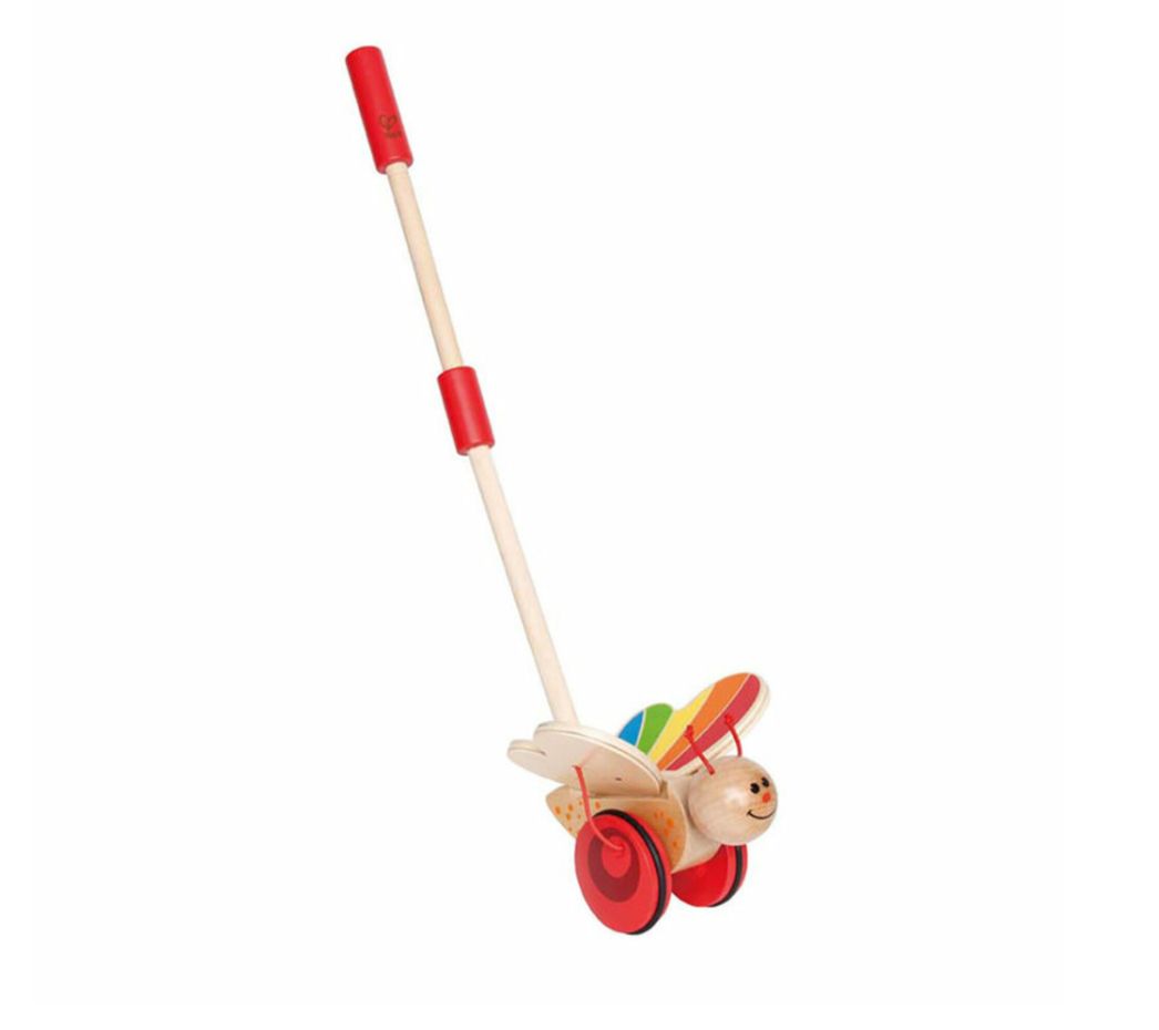 Hape Wooden Push & Pull Butterfly Walking Toy