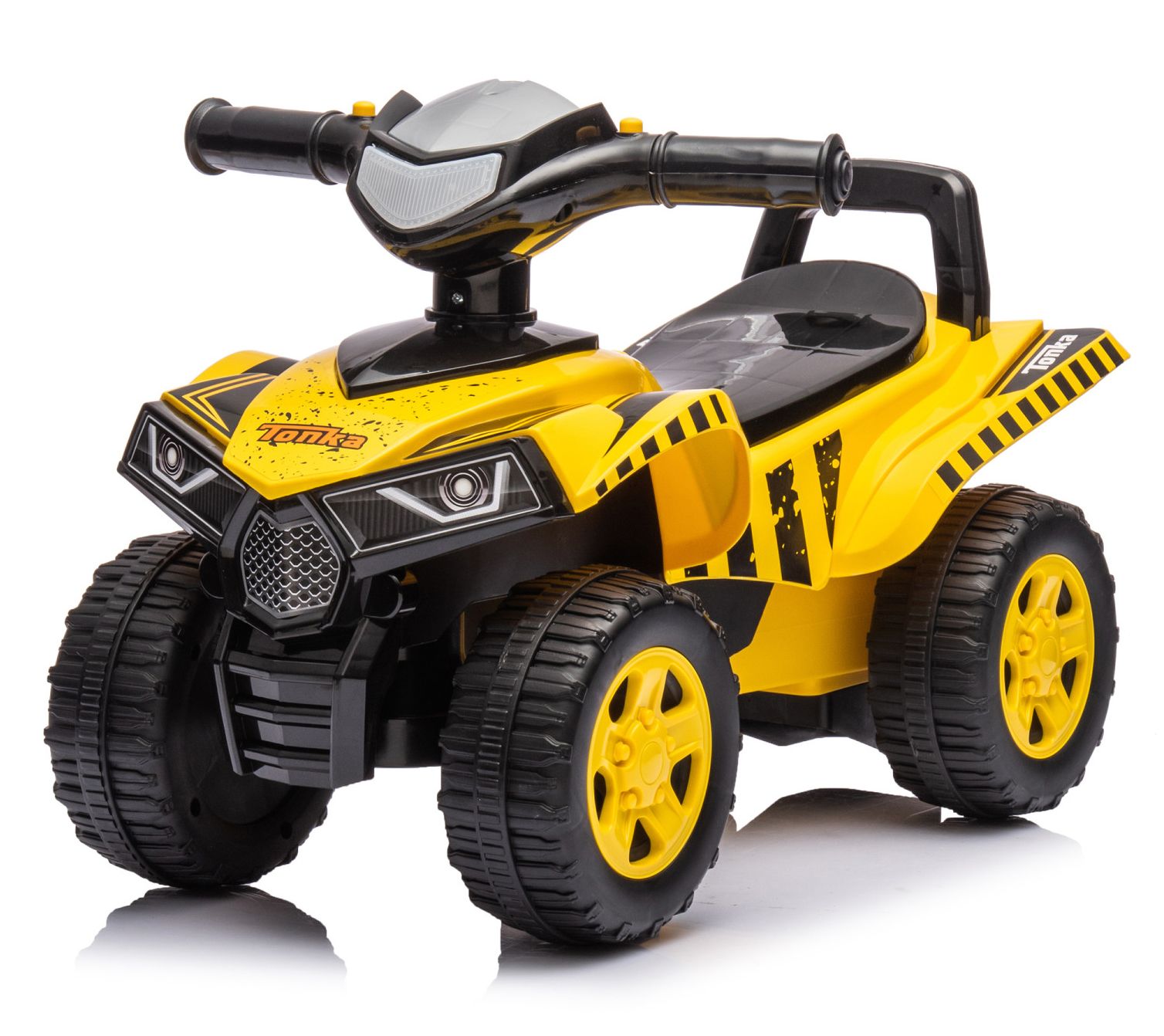 Tonka Quad Push Car - Yellow - Foot-To-Floor Ride-On Toy