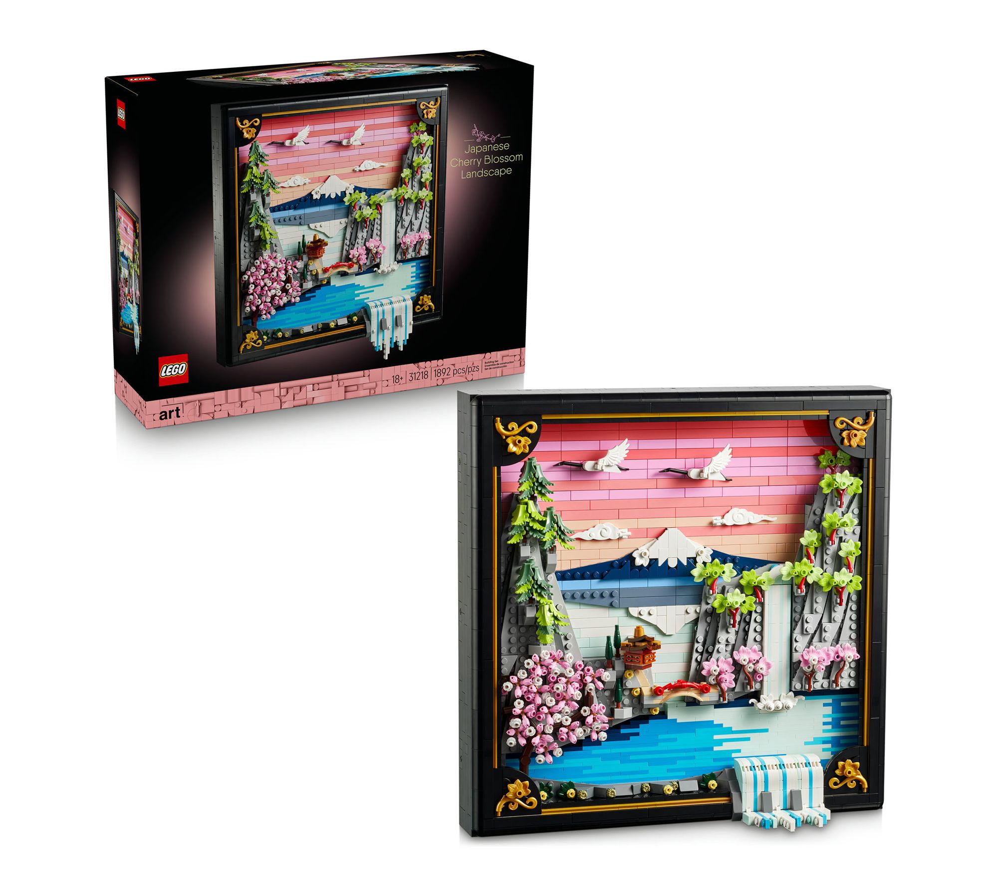  LEGO Art Japanese Cherry Blossom Landscape WallArt 31218