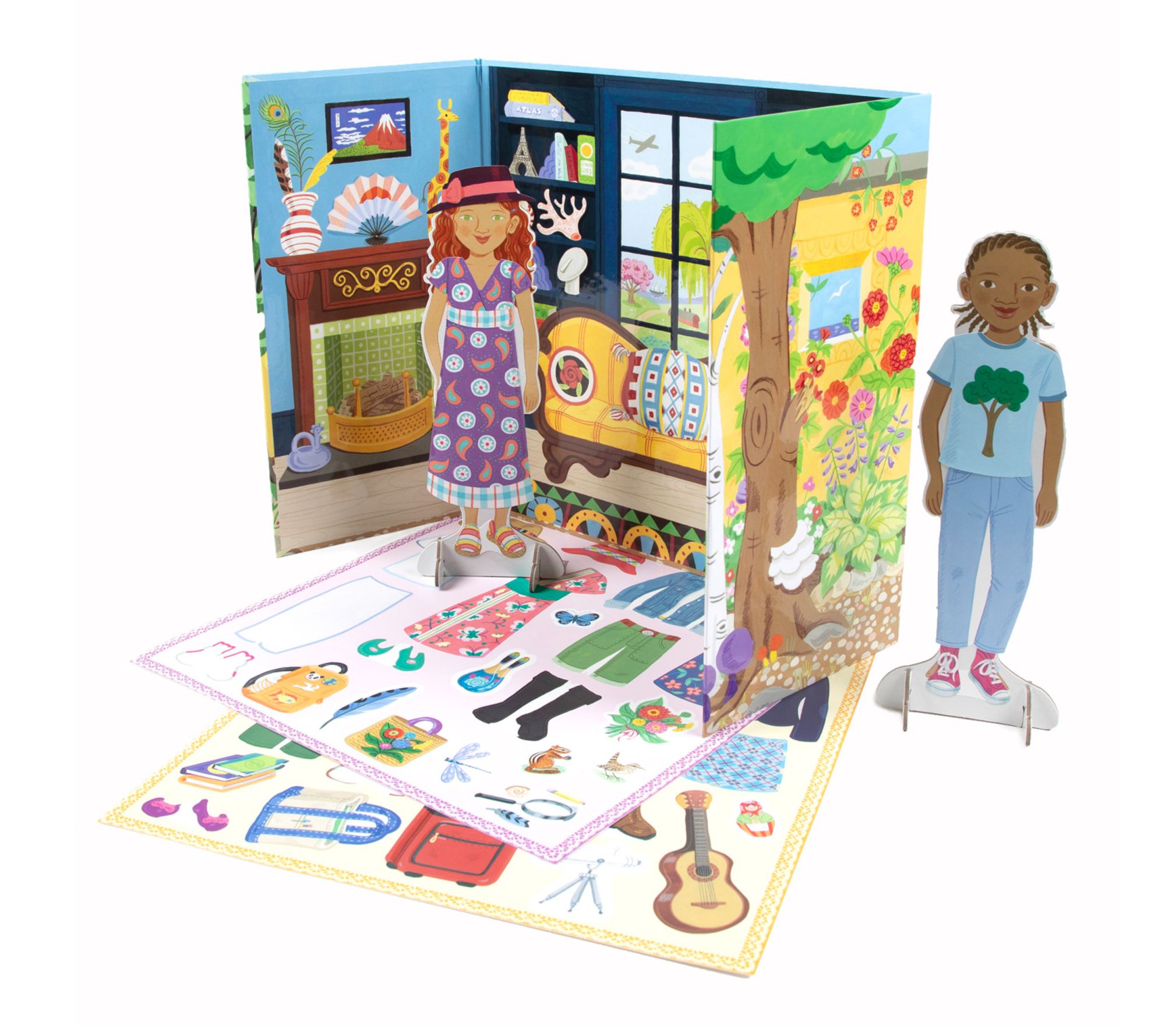 eeBoo Paper Dolls Explorer & Botanist