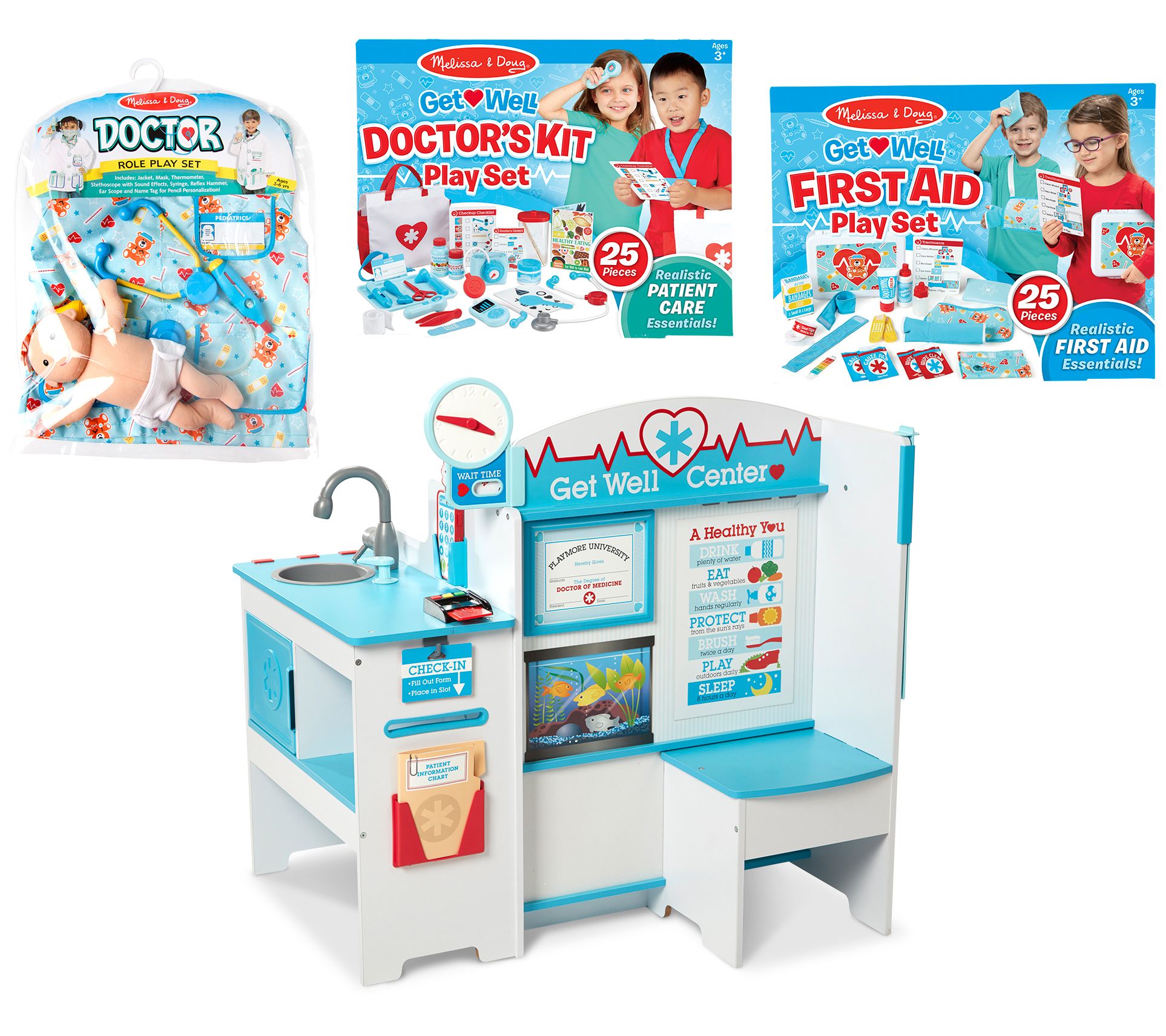 melissa & doug pediatric nurse play set