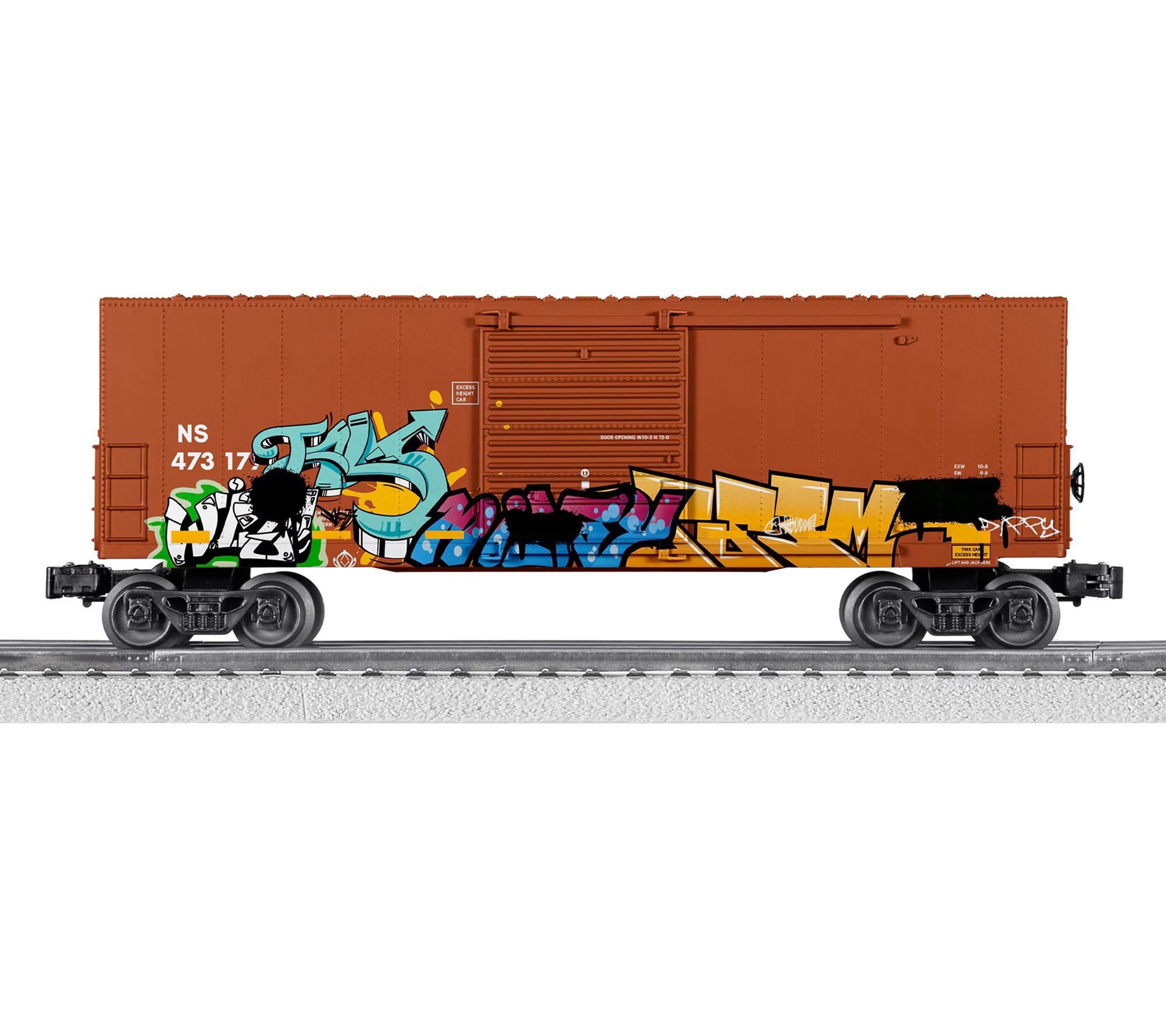 Lionel Norfolk Southern Graffiti HiCube Boxcar