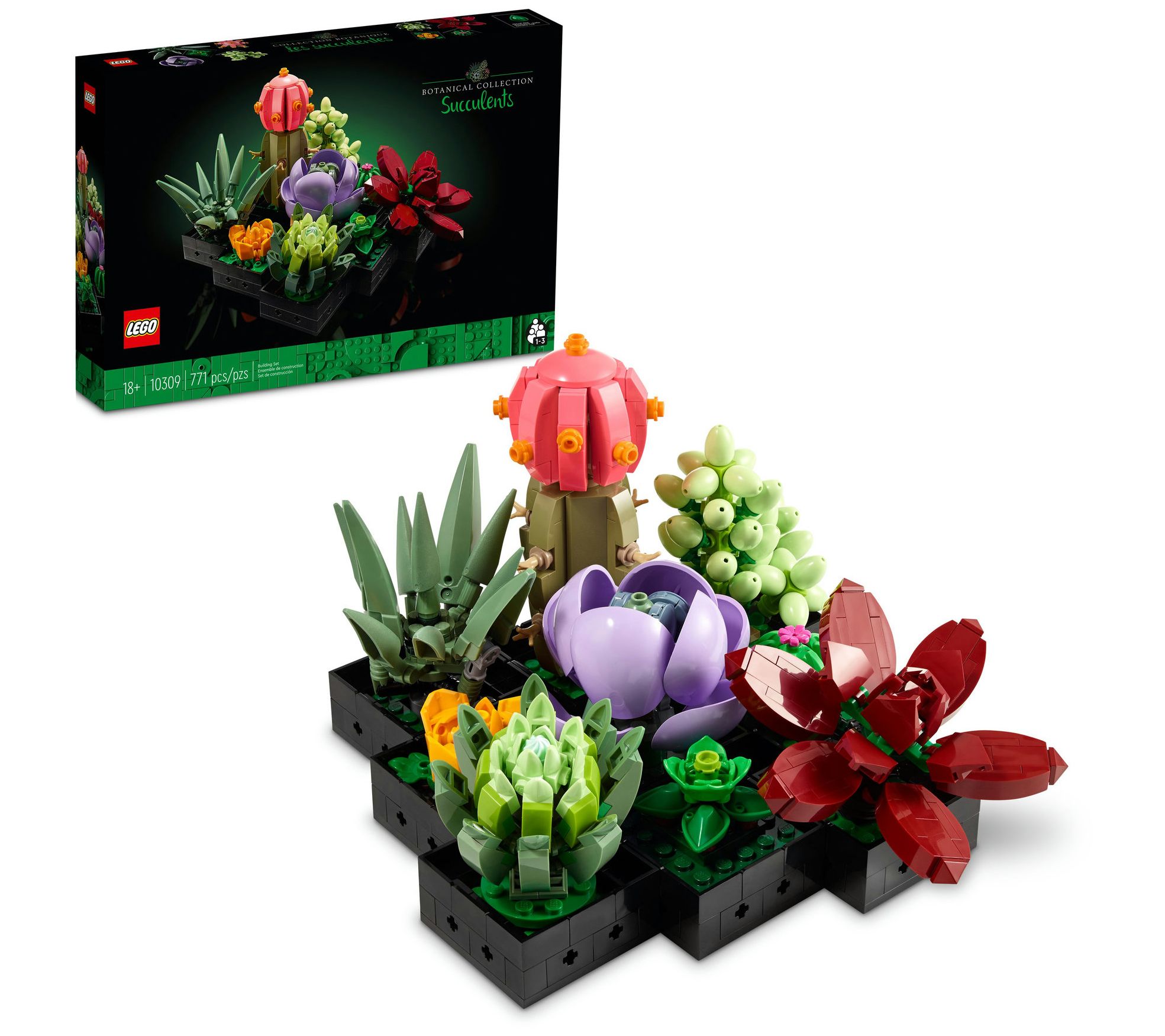 LEGO Succulents 10309 Plant Decor Building Kit771 Pieces