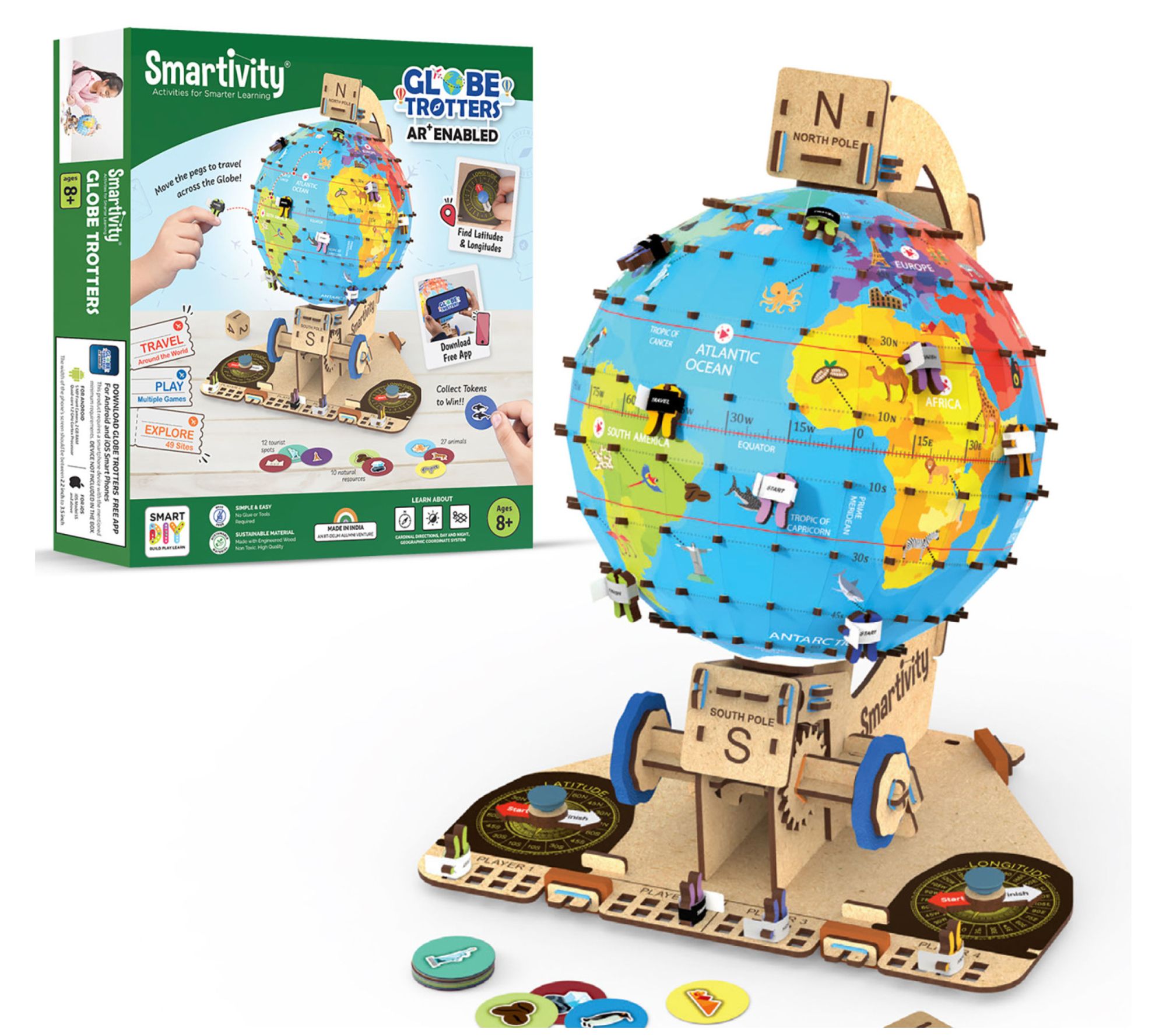 Smartivity Globe Trotters Educational Fact Kit