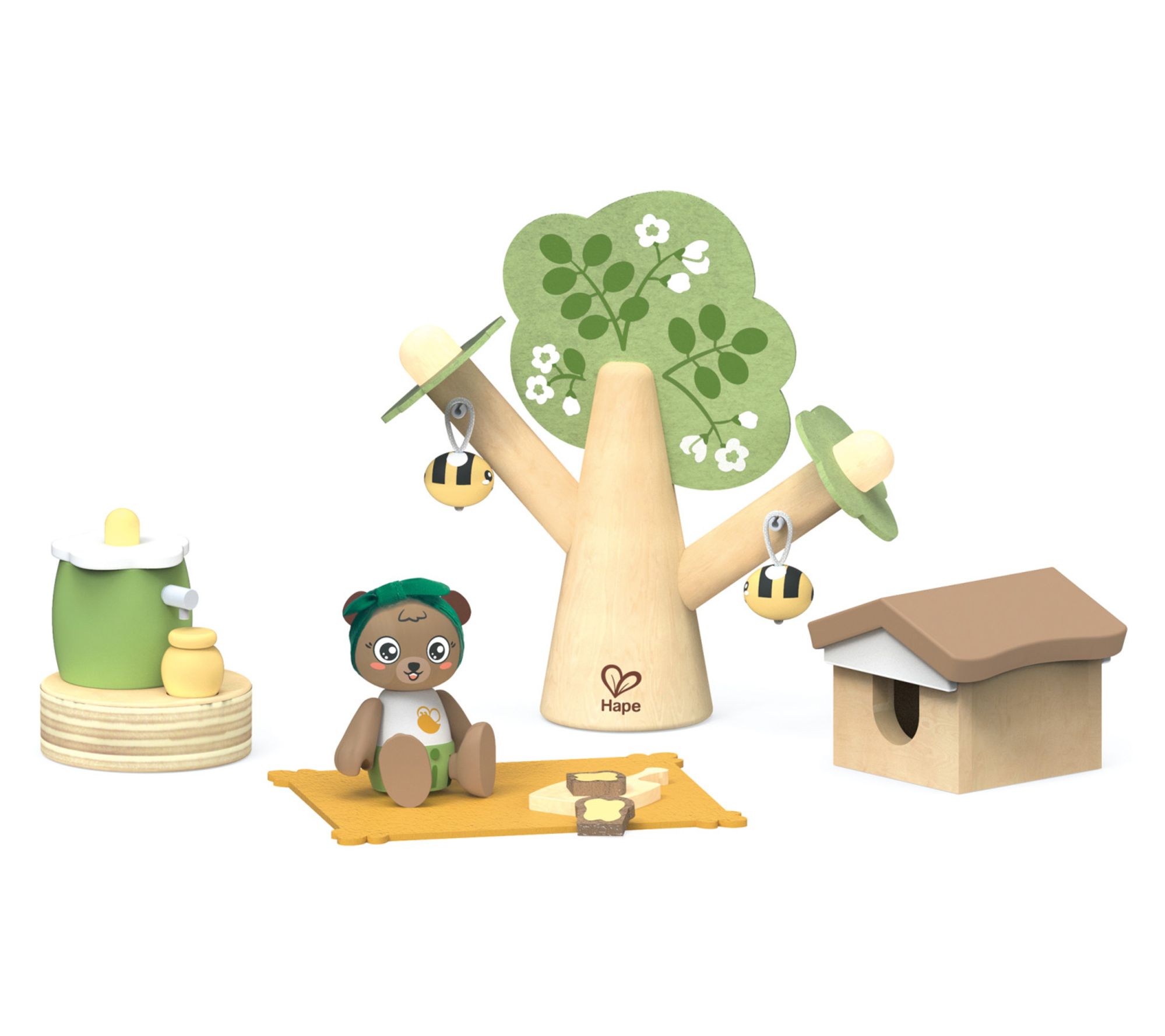 Hape Green Planet Explorers Honey Bees Picnic