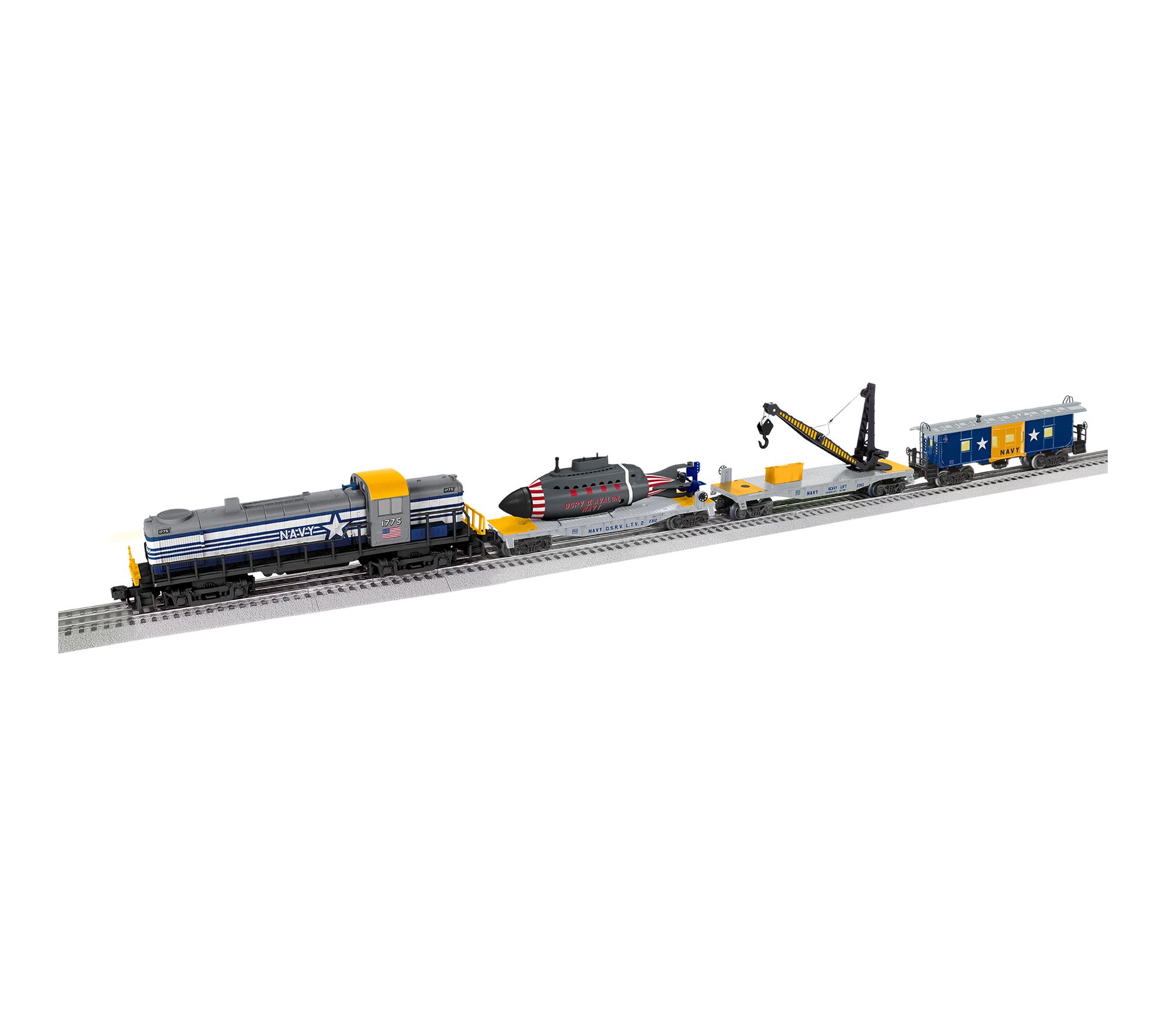 Lionel Navy LionChief Freight Train Set with Bluetooth 5.0