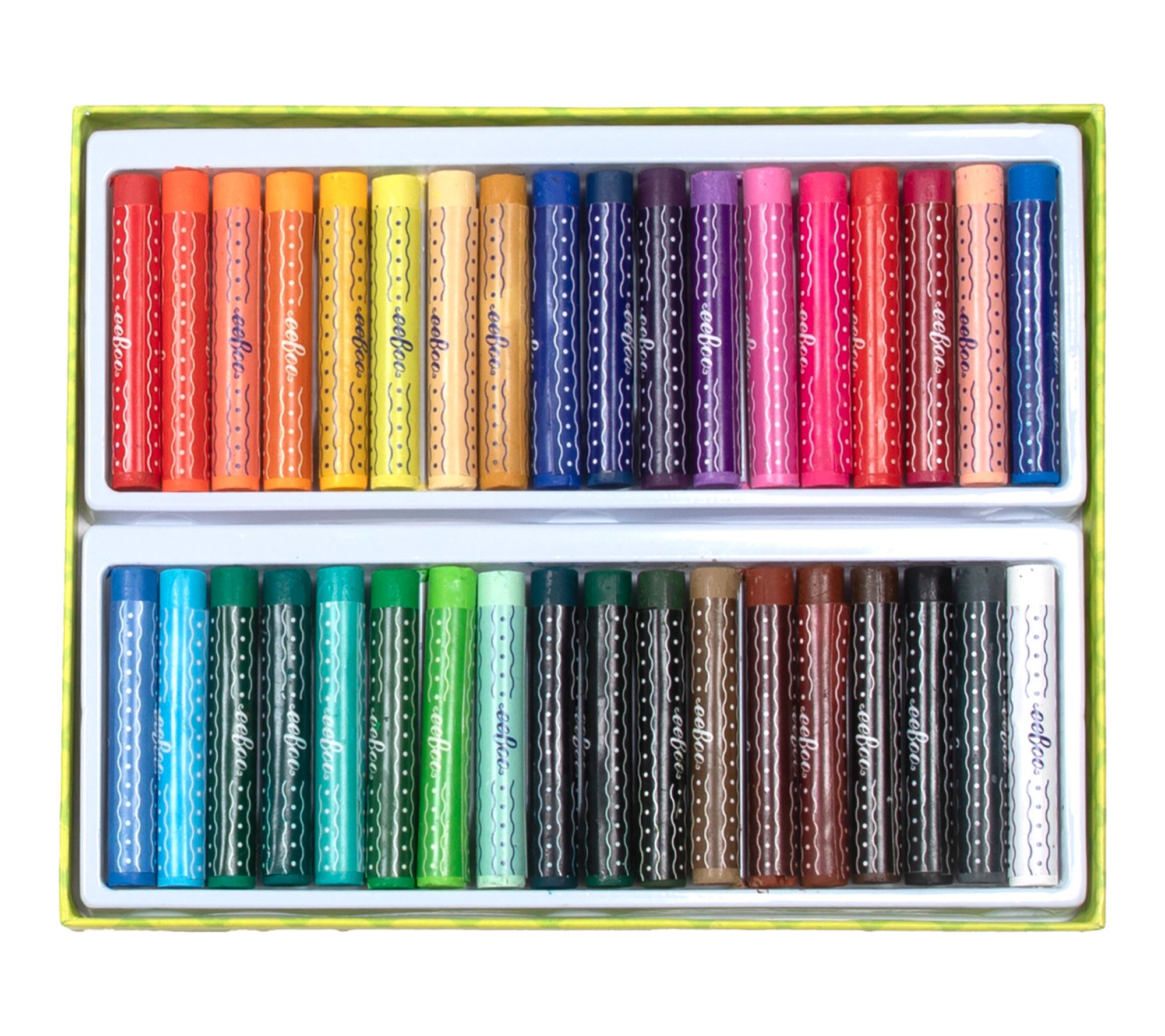 eeBoo Oil Pastels Yumi's Mushroom House, 36 Colors