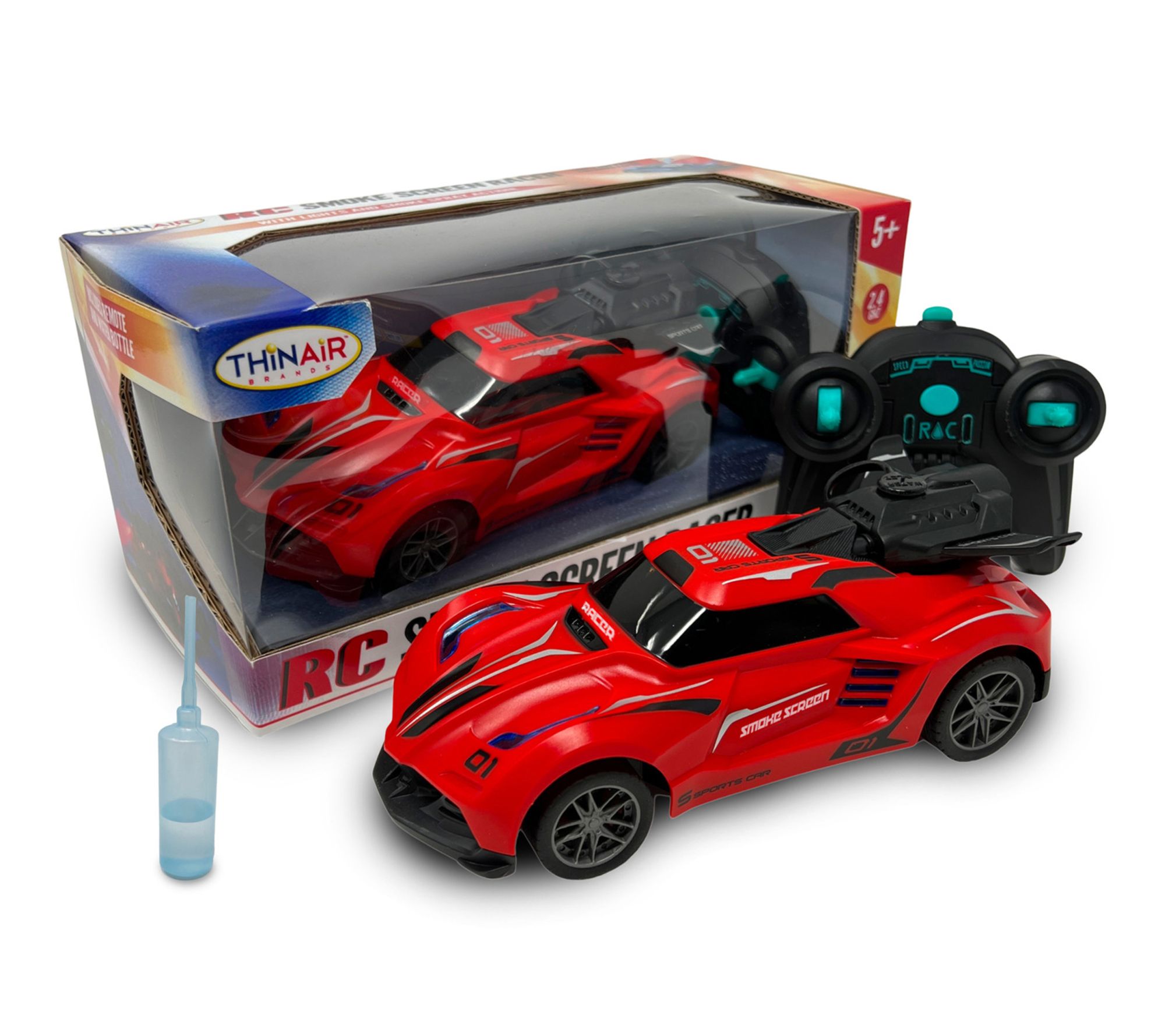 Hyper Drive RC Light Up Smoke Screen Racer