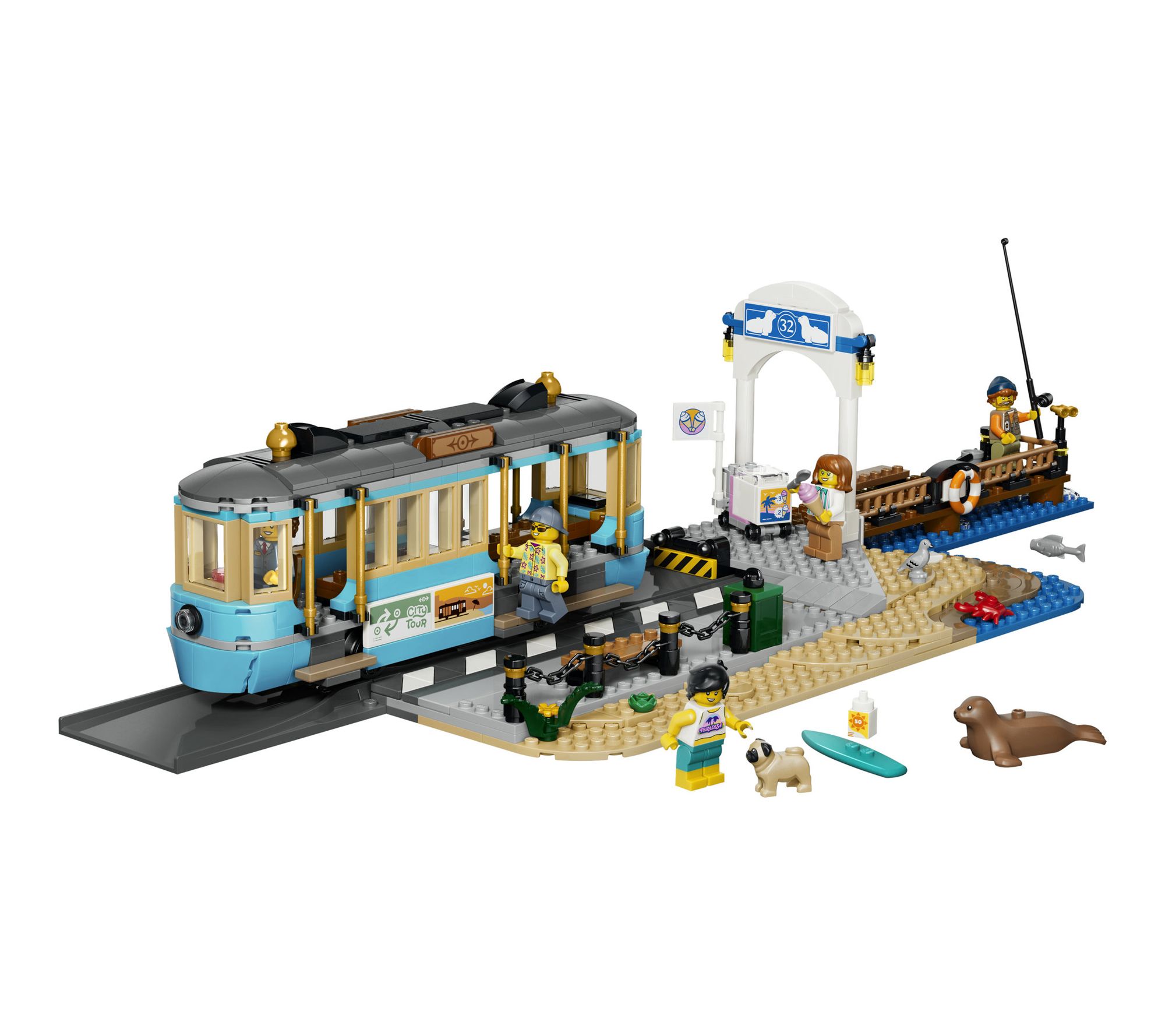 LEGO City Classic Beach Streetcar 60506 693 Pieces
