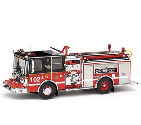 Code 3 Chicago, Illinois 1:32 Scale Engine Co.#102 Fire Truck — QVC.com