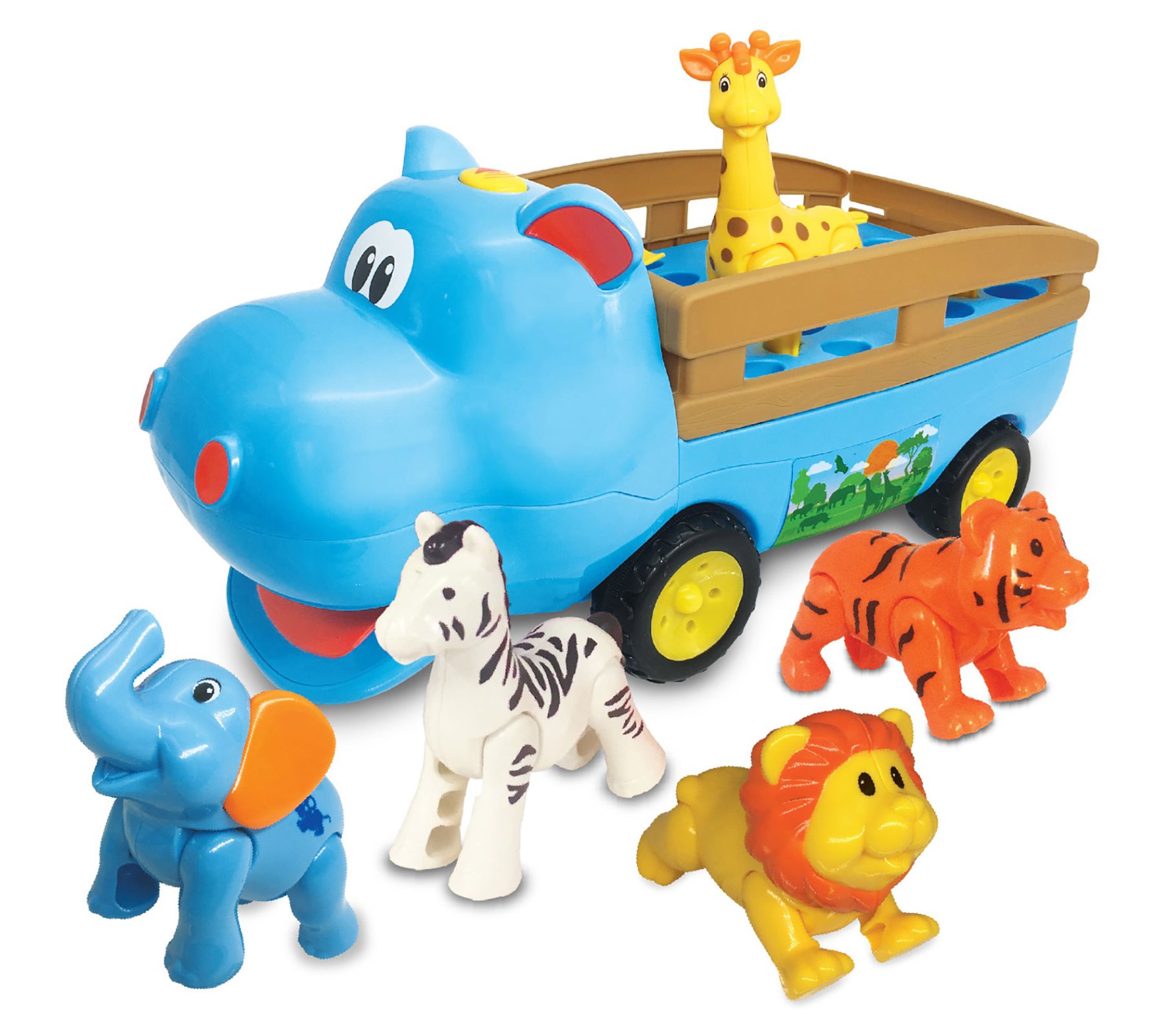 Kiddieland Happy Hippo N' Friends Toy Vehicle R ide-On