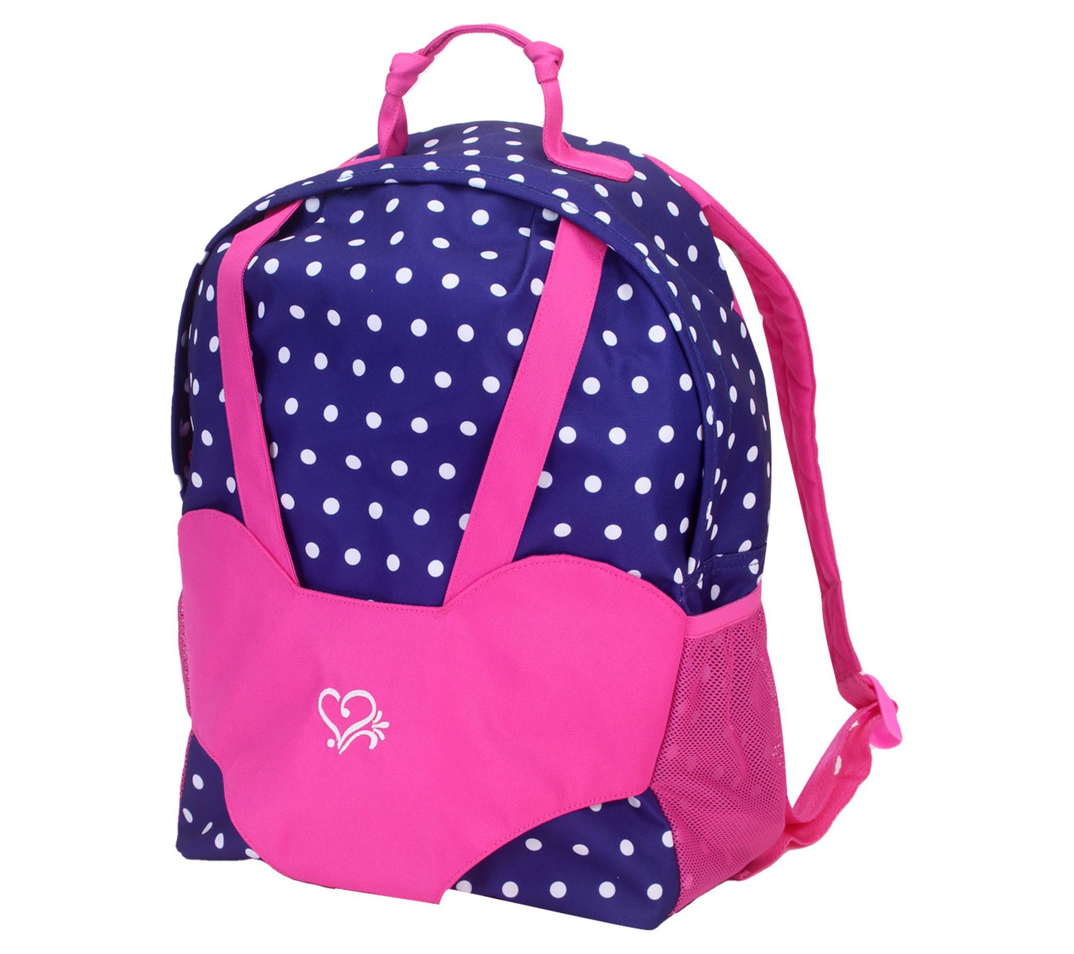 Sophia's 18" Doll Polka Dot Doll Carrier Backpack