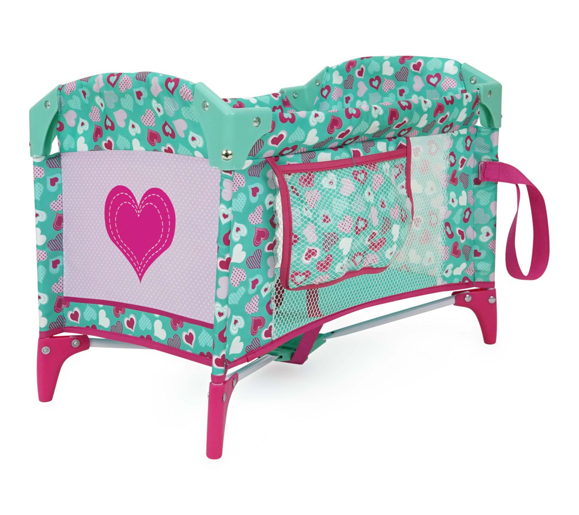 509 Crew: Mint Heart - Dream n' Fun Doll Play Yard, Pink/Green