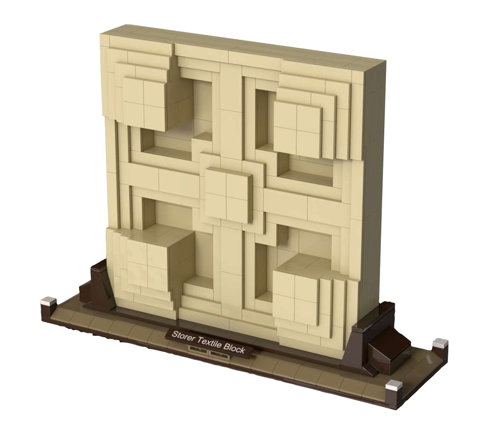 The ATOM Brick Storer Textile Block Building Kit