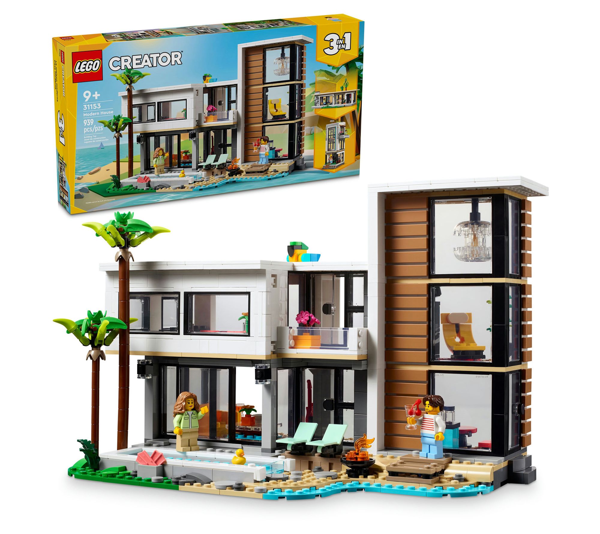 LEGO Creator 3-in-1 Modern House Toy Set
