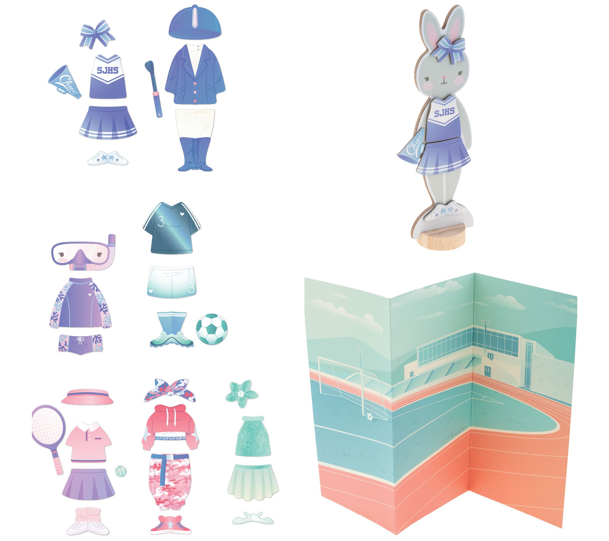 Stephen Joseph Magnetic Dress Up Dolls