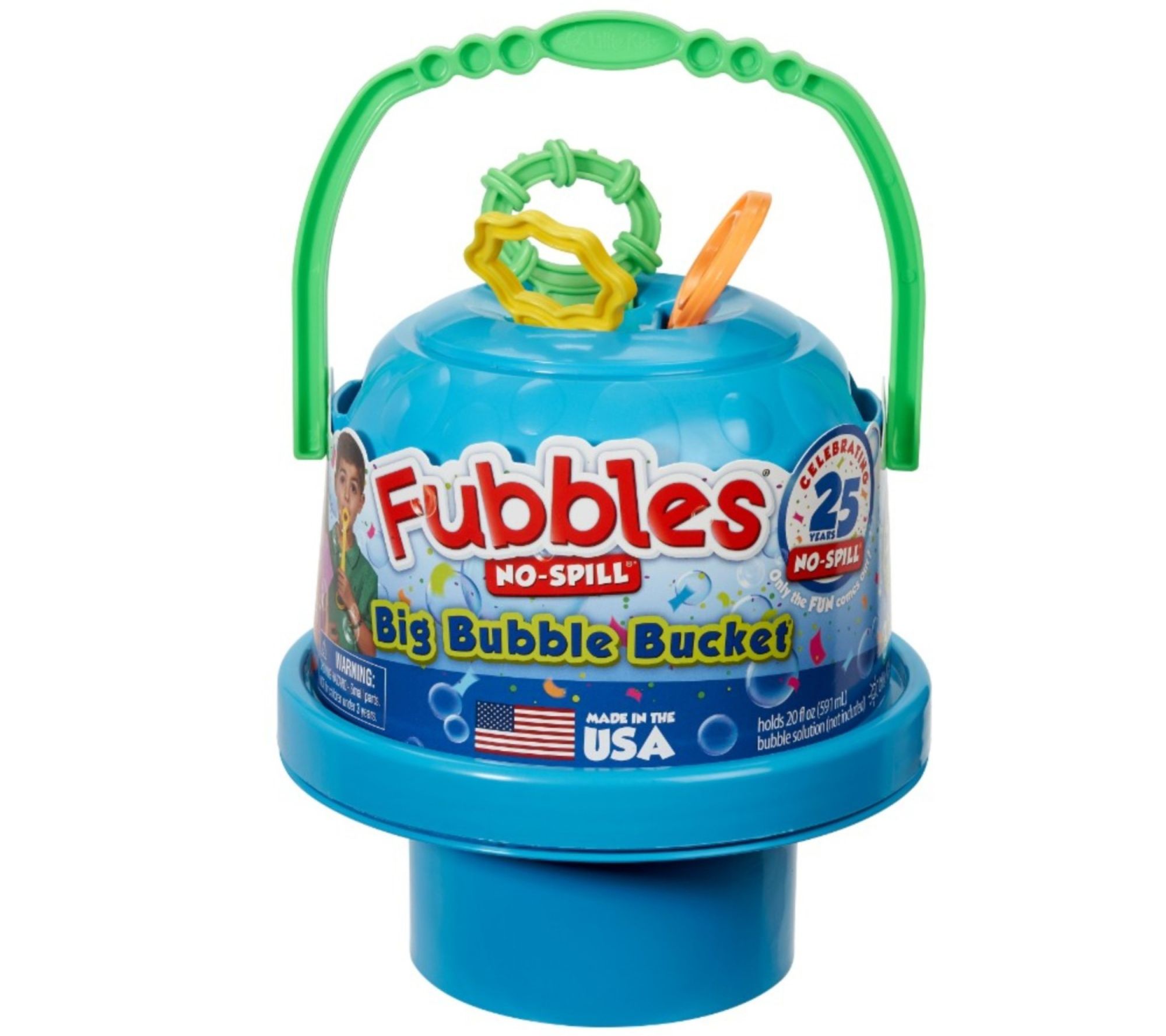 Little Kids Fubbles No Spill Big Bubble Bucket