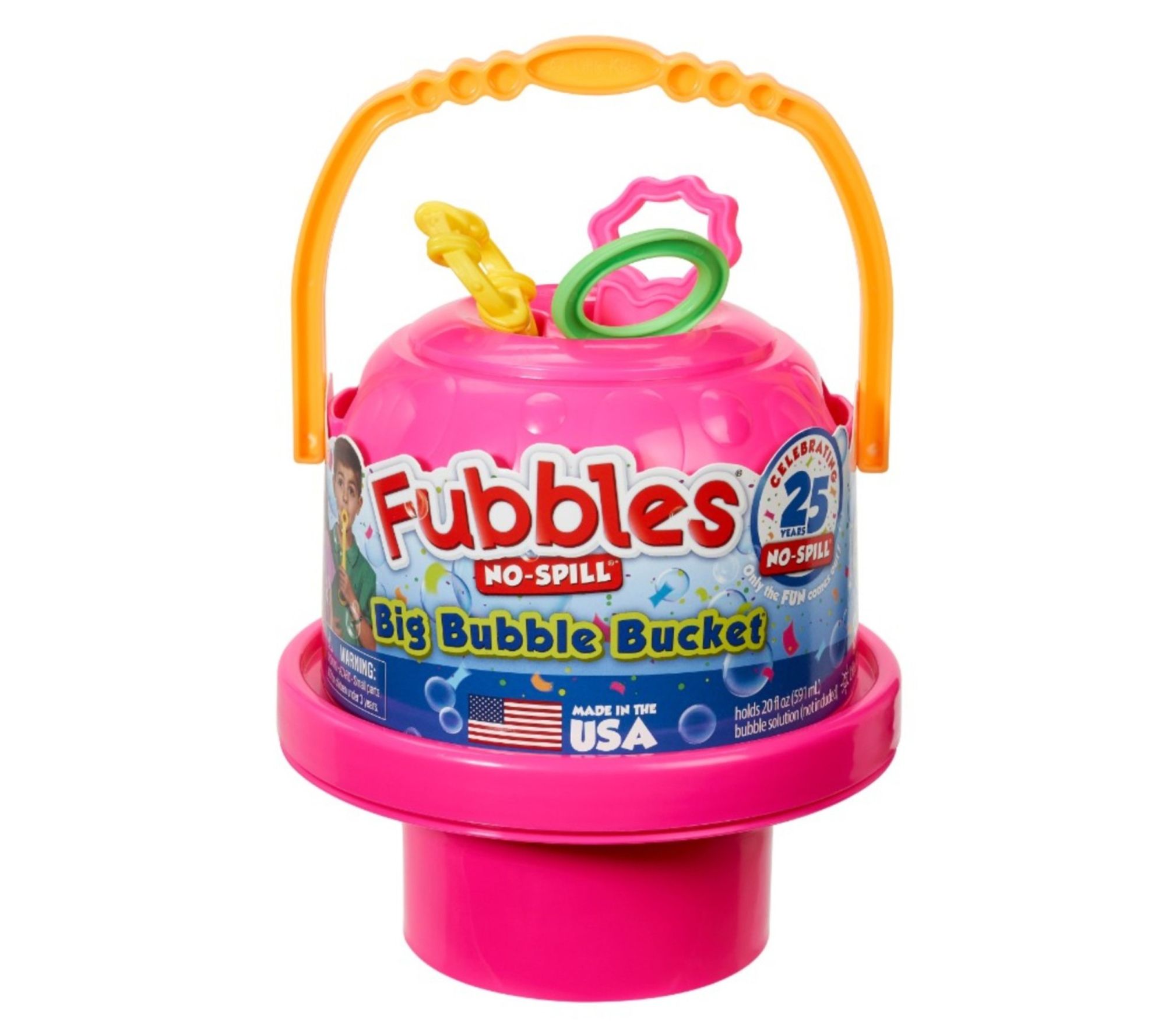 Little Kids Fubbles No Spill Big Bubble Bucket