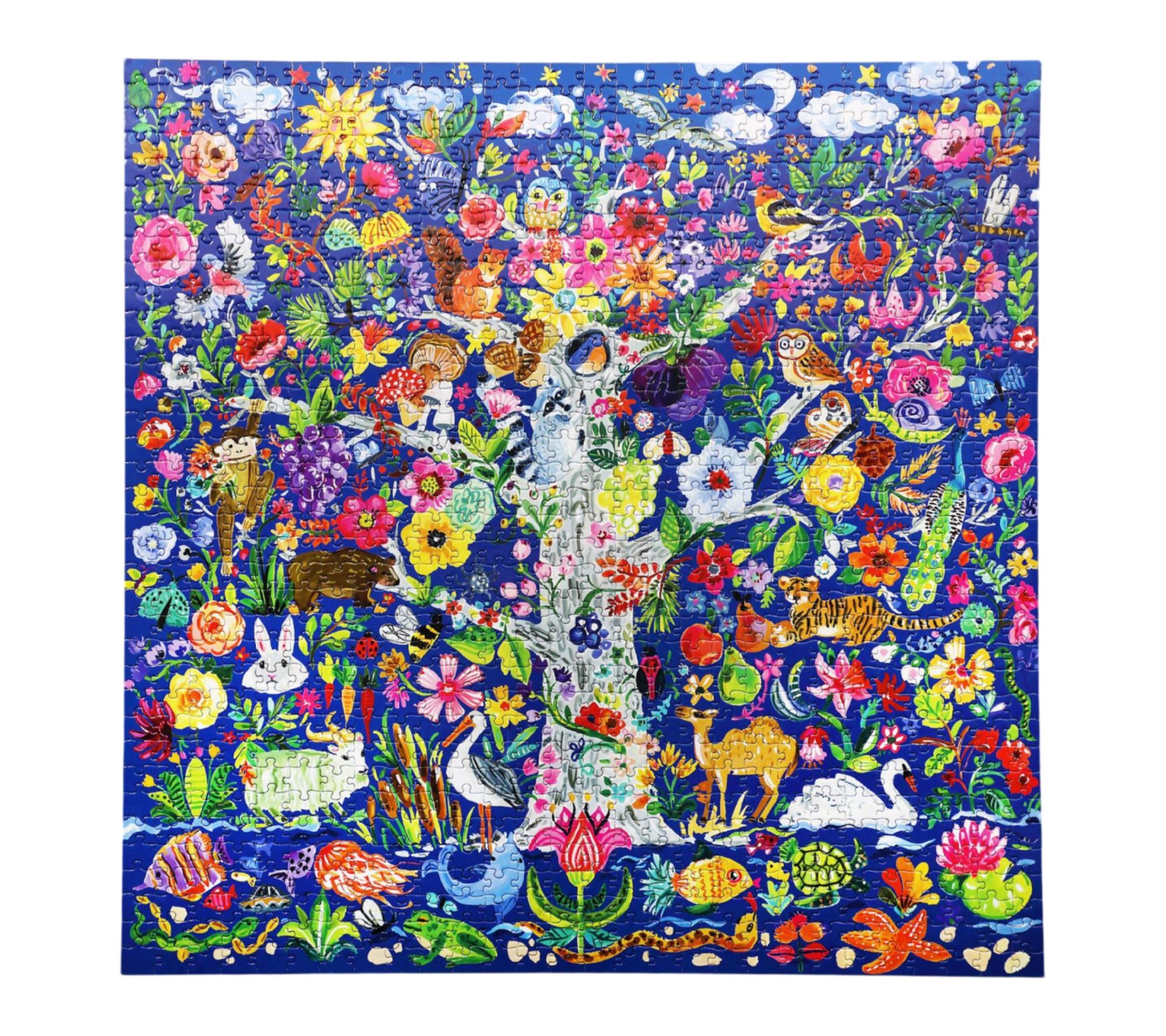 eeBoo Piece & Love Tree of Life 1000 Piece Jigsaw Puzzle