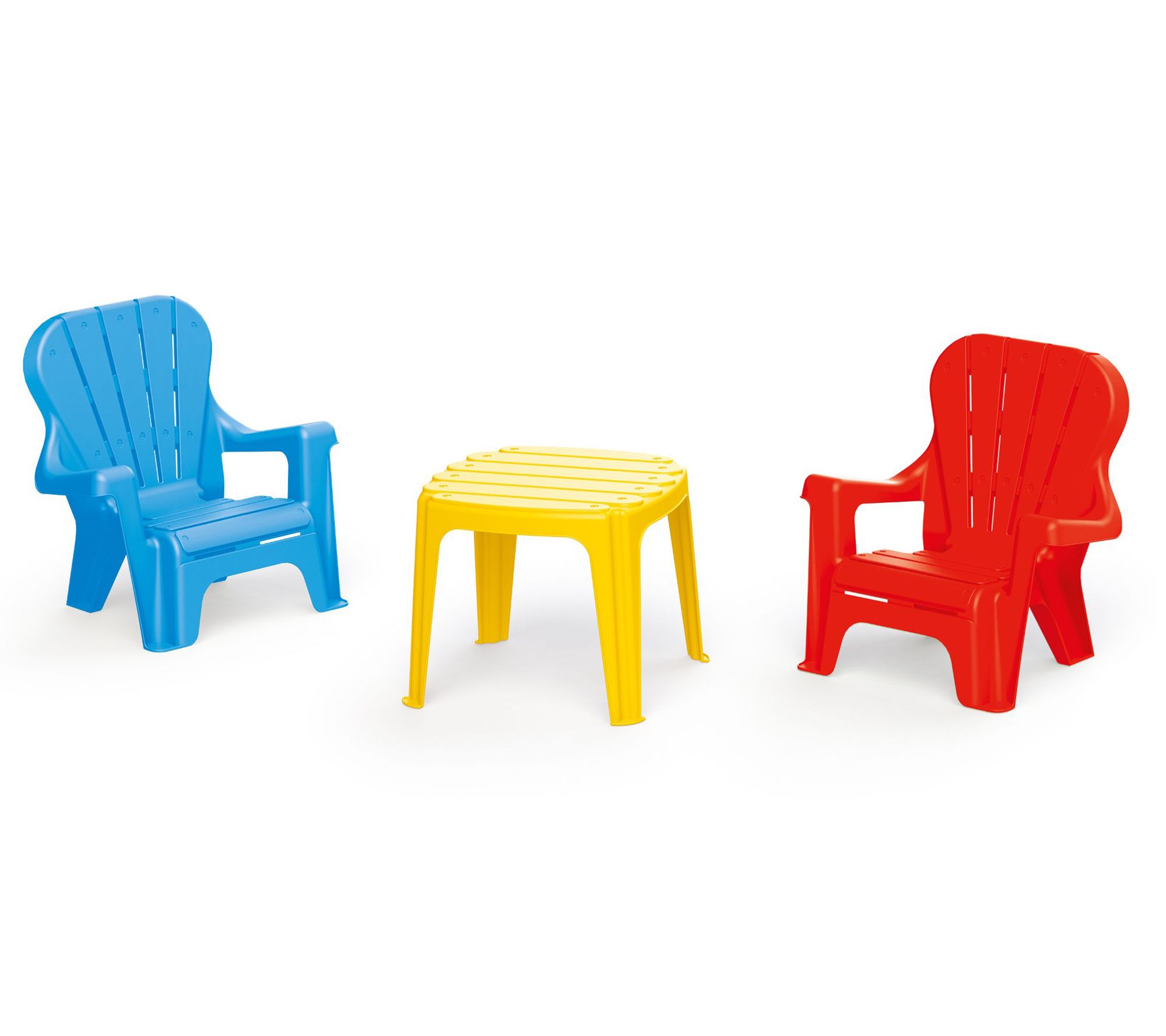 Dolu Toys Childrens' Plastic Table and Chairs Set - QVC.com