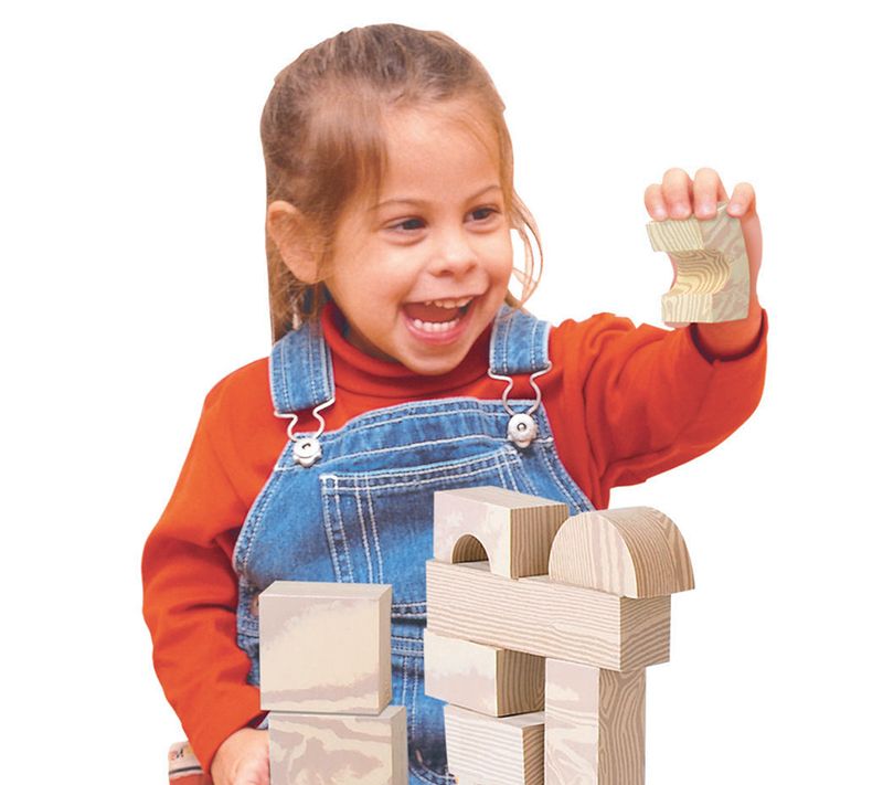 edushape wood like soft blocks