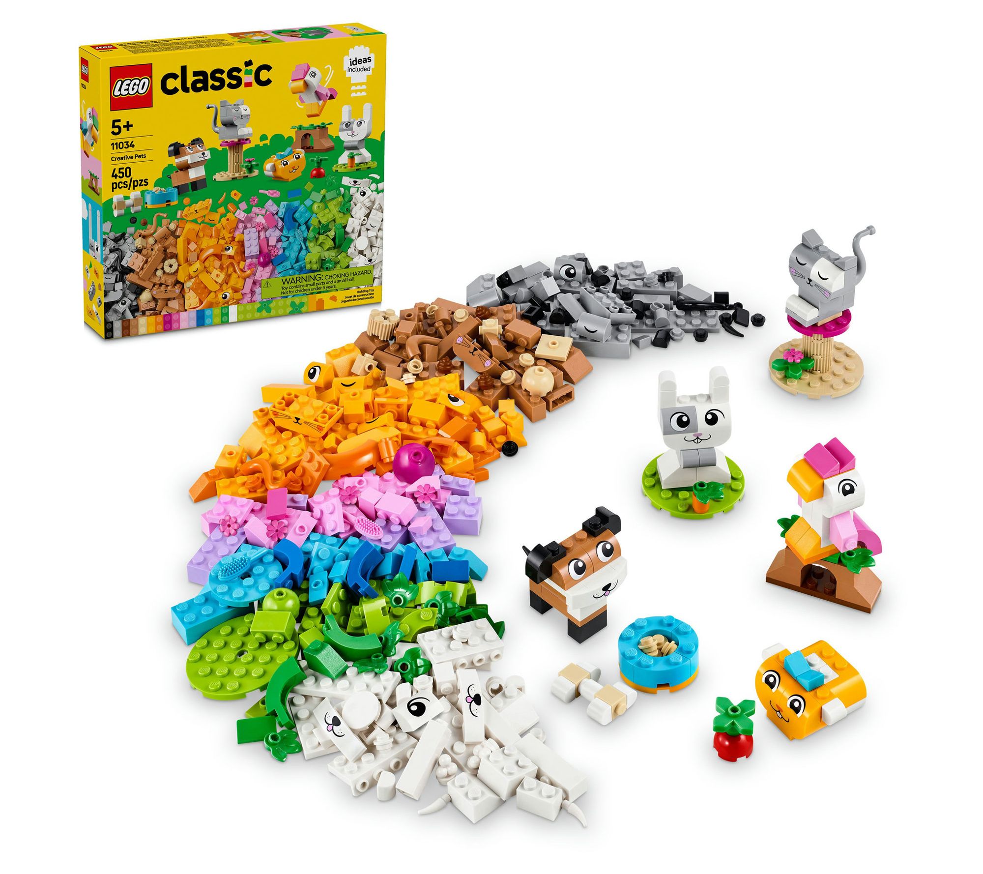LEGO Classic Creative Pets Buildable Animal Toy11034 - 450 Pc