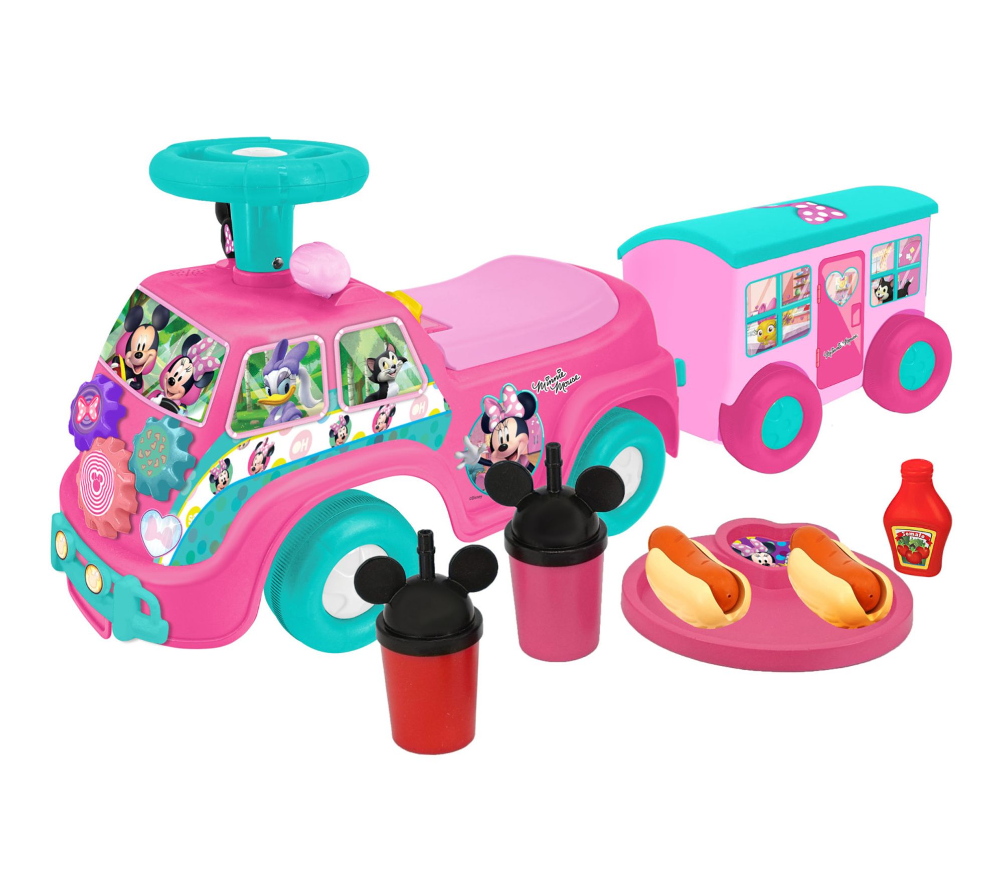 Kiddieland: Lights N' Sounds Camper & Trailer -Minnie