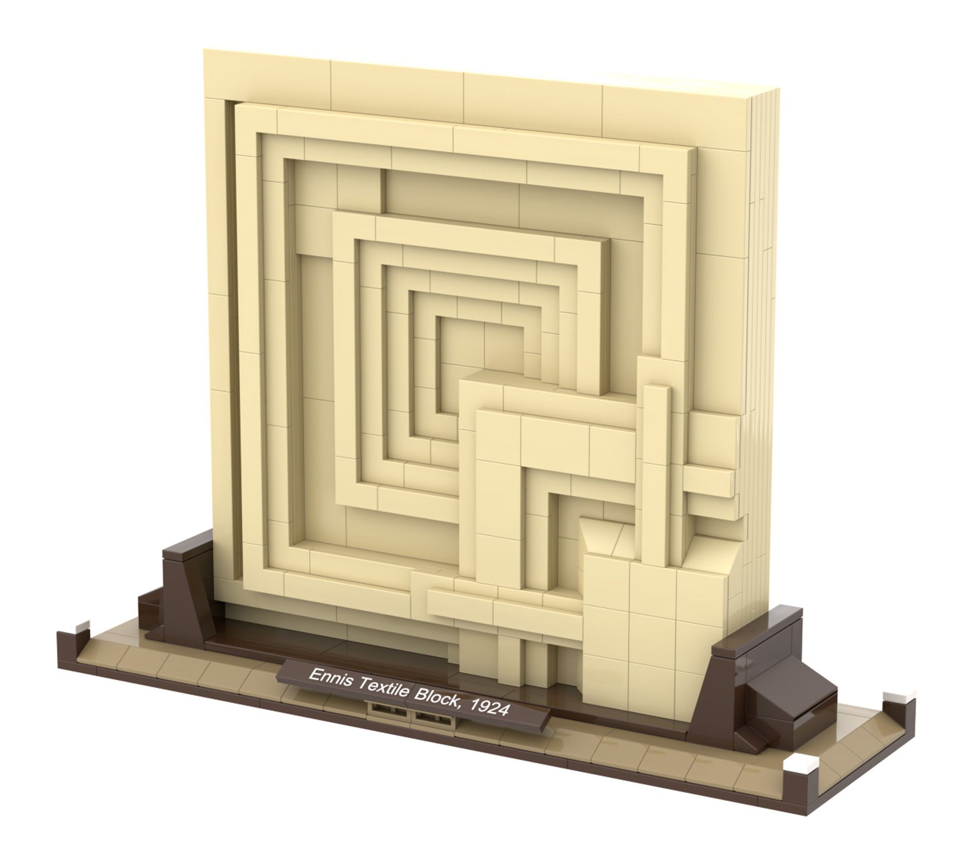 The ATOM Brick Ennis Textile Block Building Kit