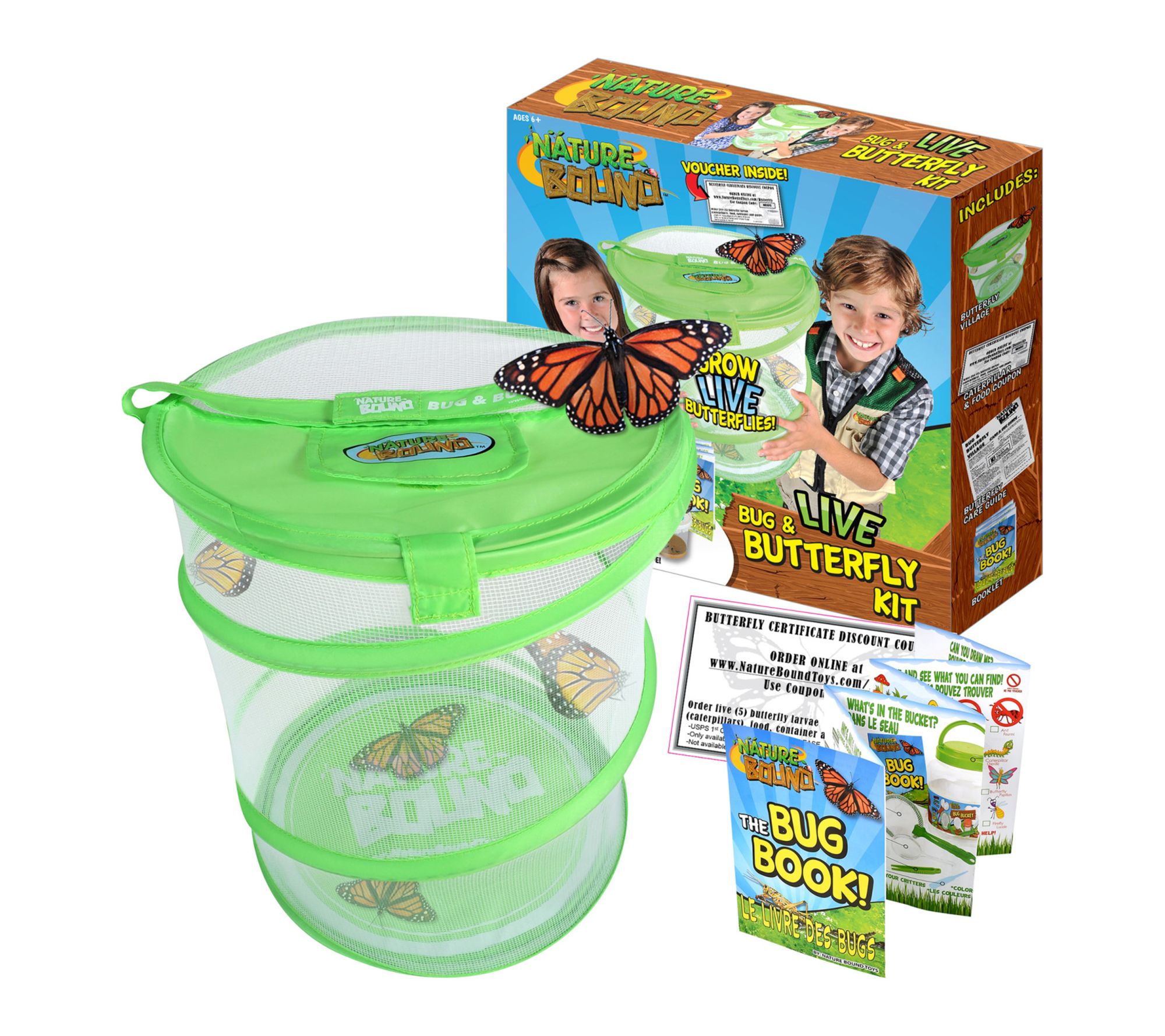Nature Bound Bug and Butterfly Kit Live InsectGrowing Set