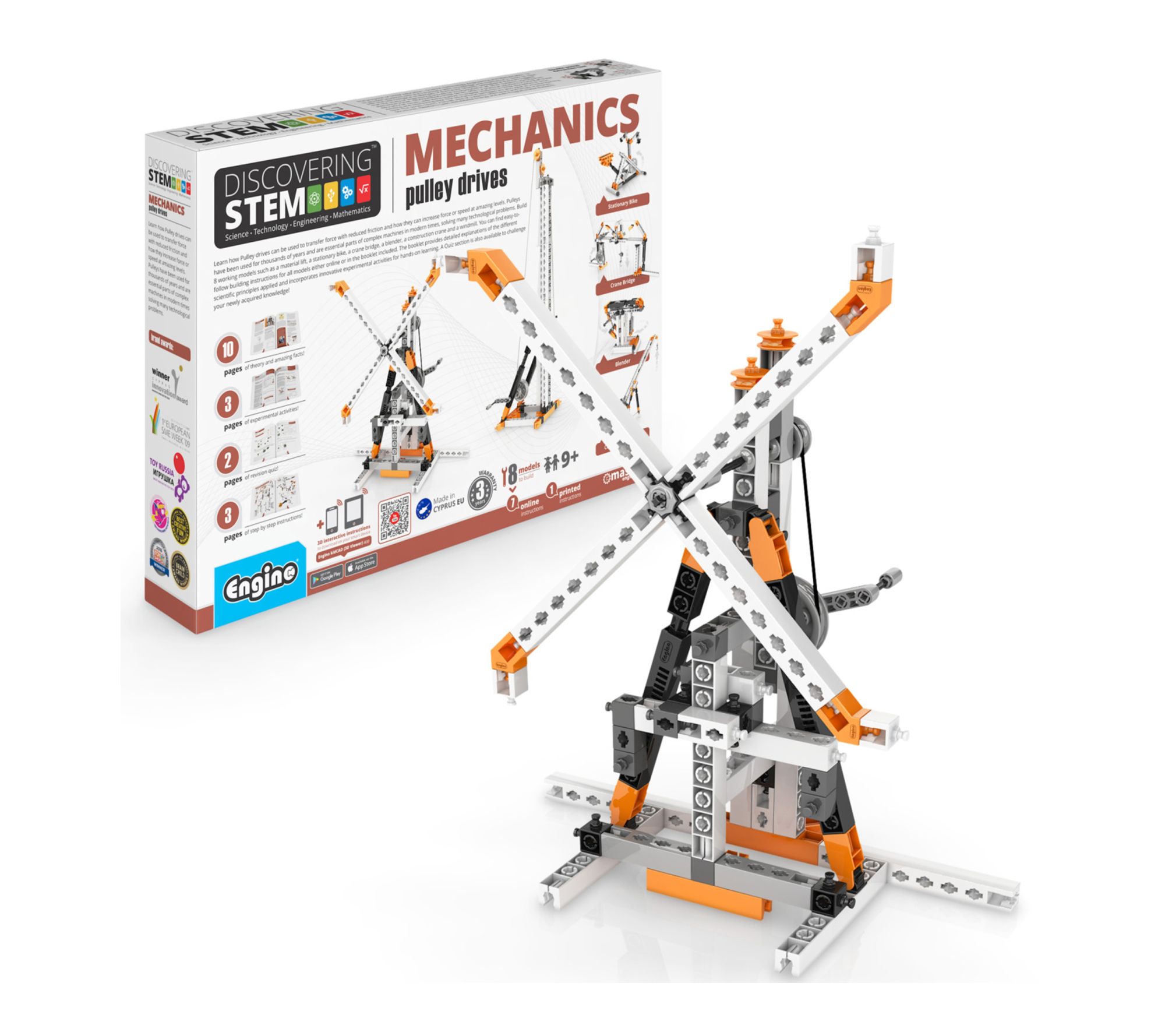 Engino Discovering STEM Mechanics Pulley Drives