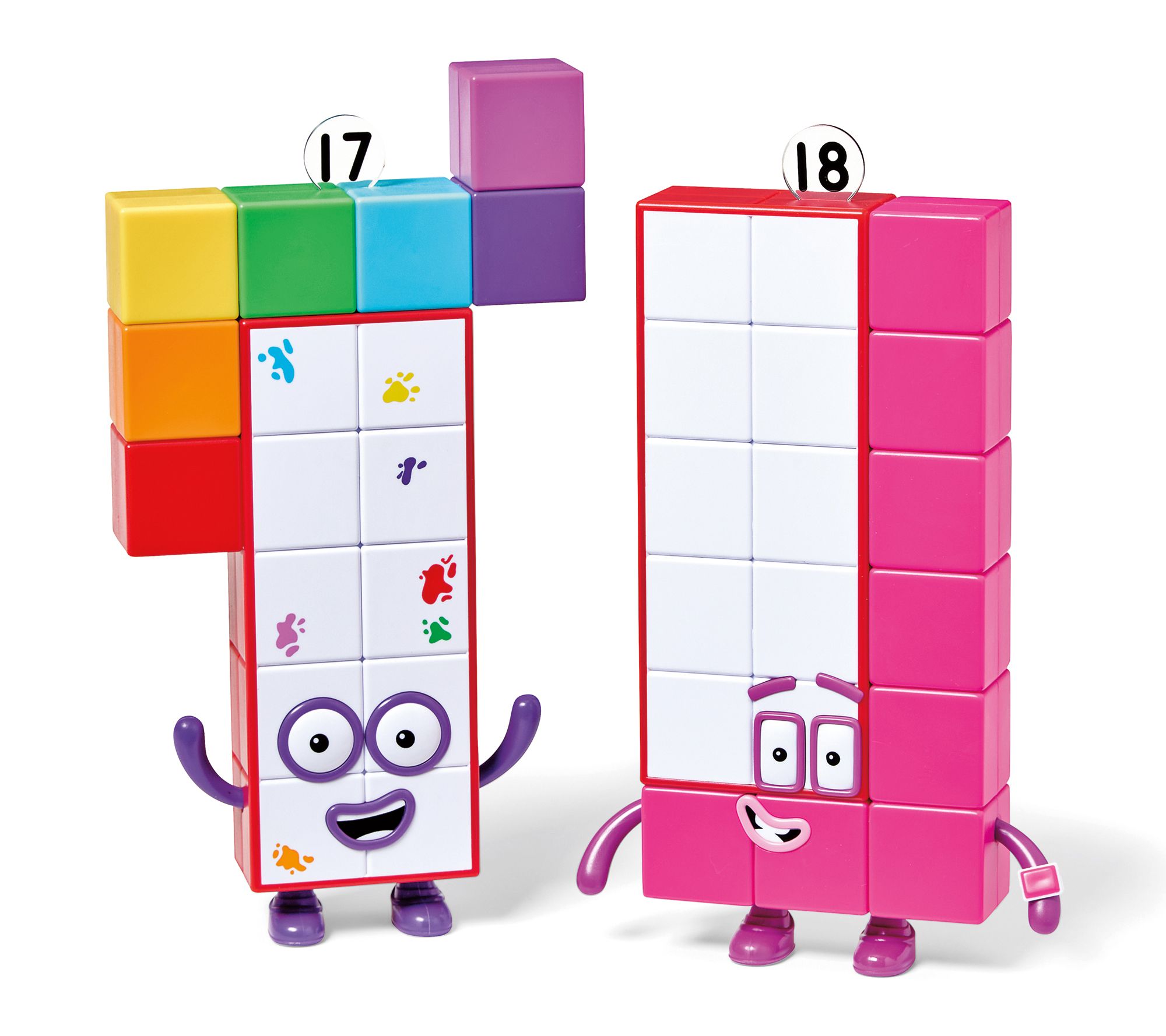 Hand2Mind Numberblocks Friends 17 & 18 Figure Pack
