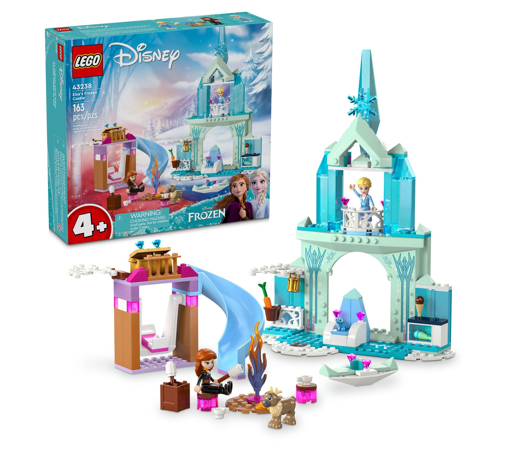 LEGO  Disney Frozen Elsa's Frozen Castle 43238- 163 Pcs
