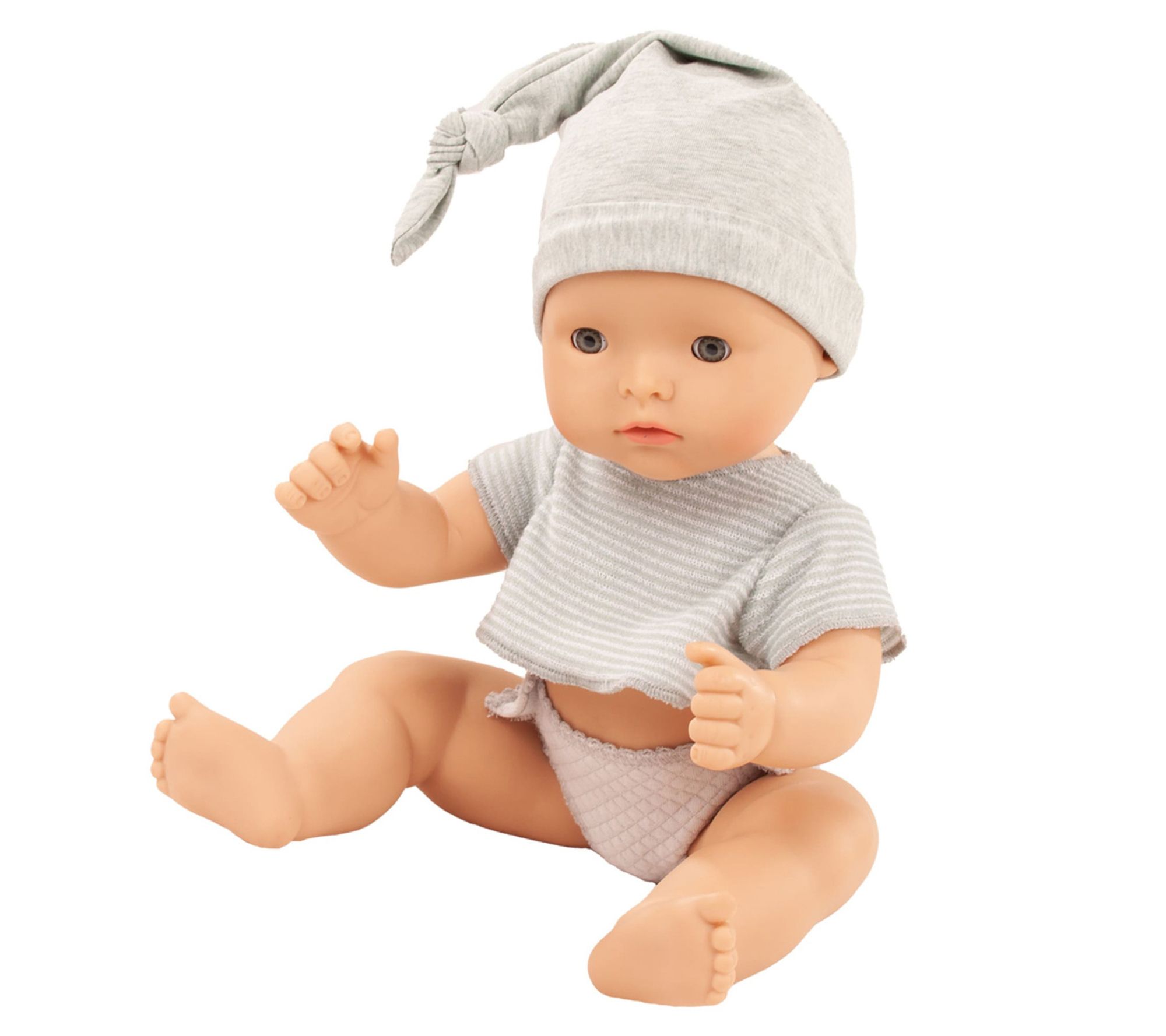 Gotz Maxi Aquini 16.5" All Vinyl Bath Baby Dollto Dress