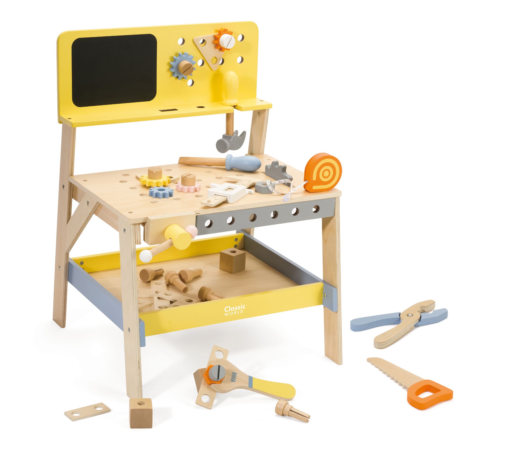 Classic Toy Wood Workbench Set