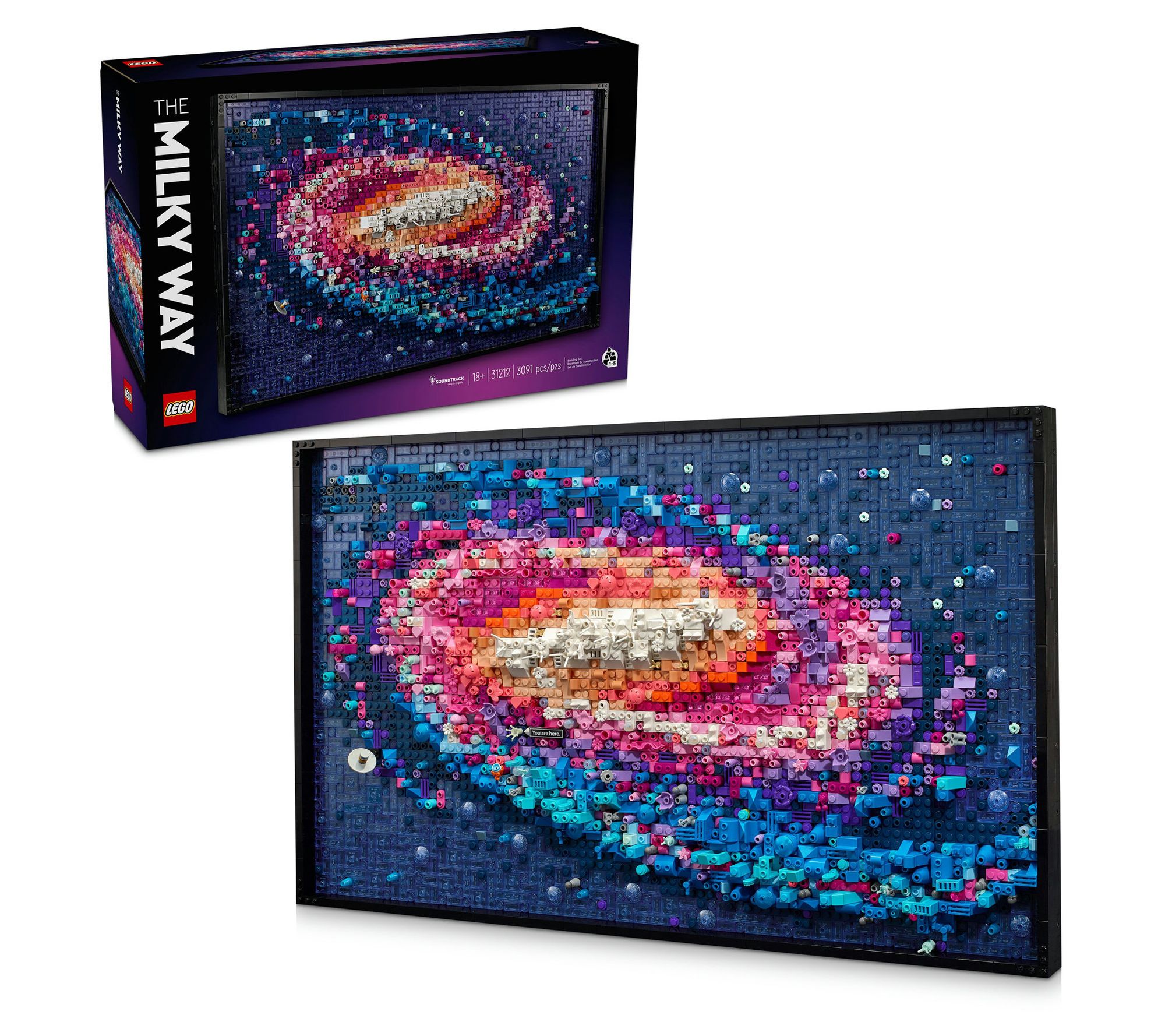 LEGO Art The Milky Way Galaxy Wall Art Set