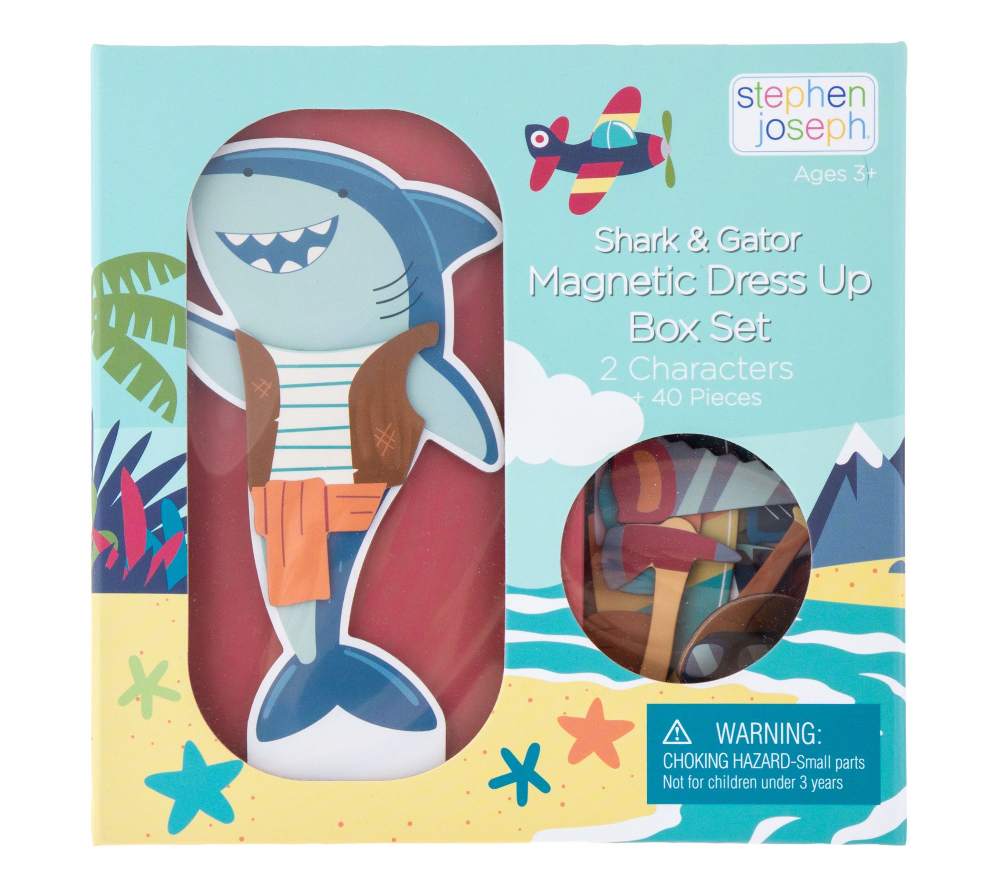 Stephen Joseph Shark & Gator M agnetic Dress U p Set