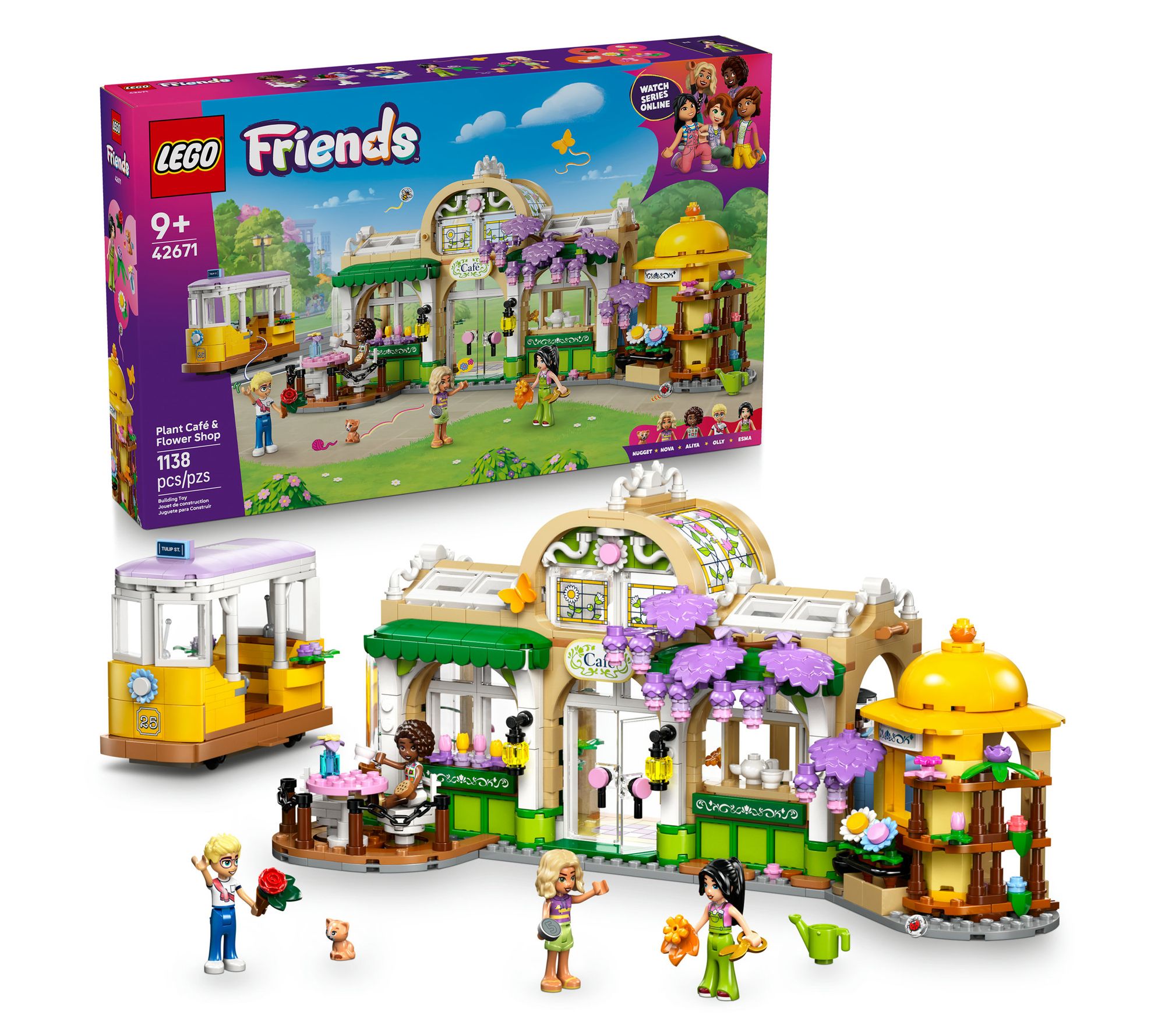 LEGO Friends Plant Cafe & Flower Shop Building Kit Pretend-Pla